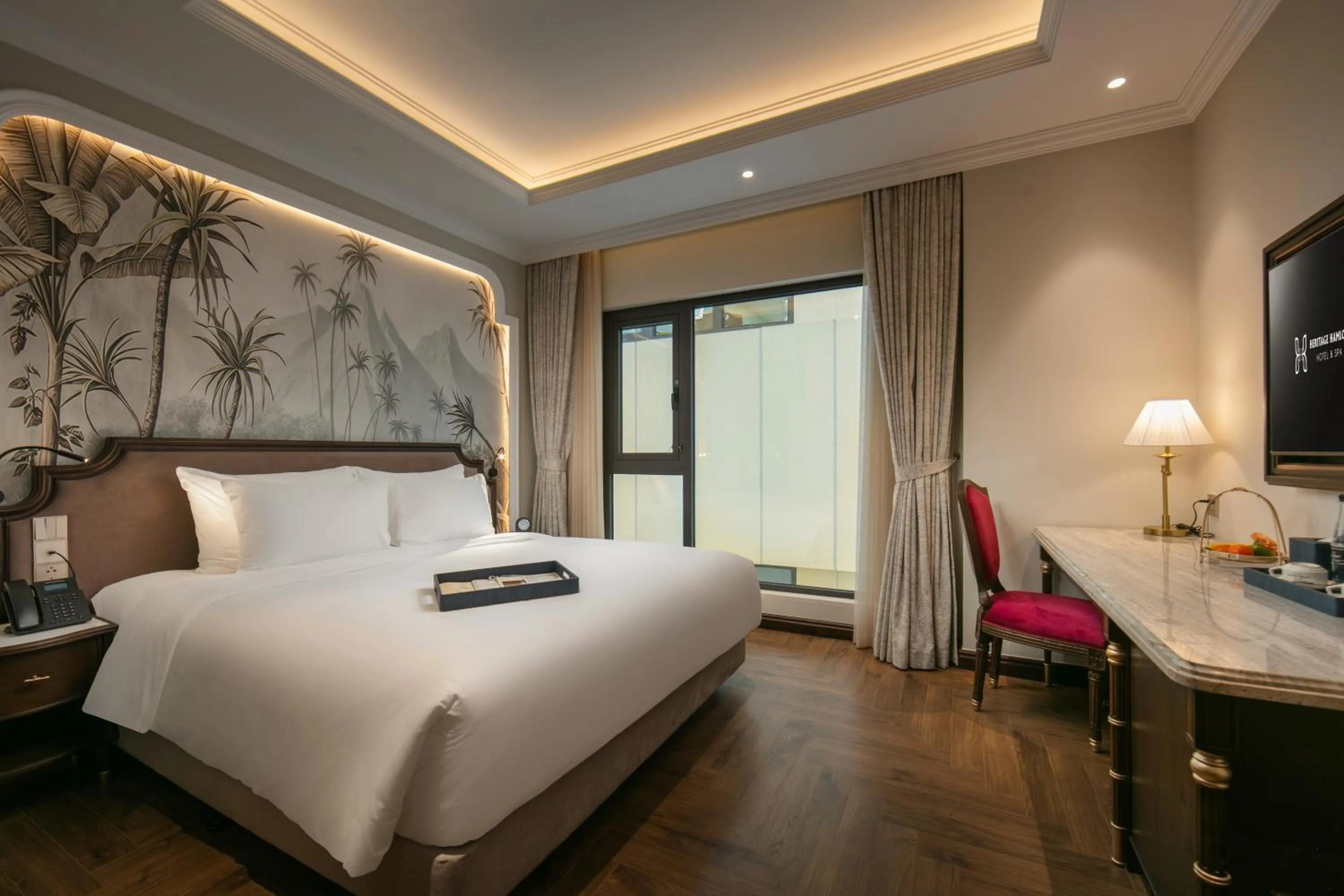 Bedroom, Bed in Heritage Ham Long Hotel and Spa