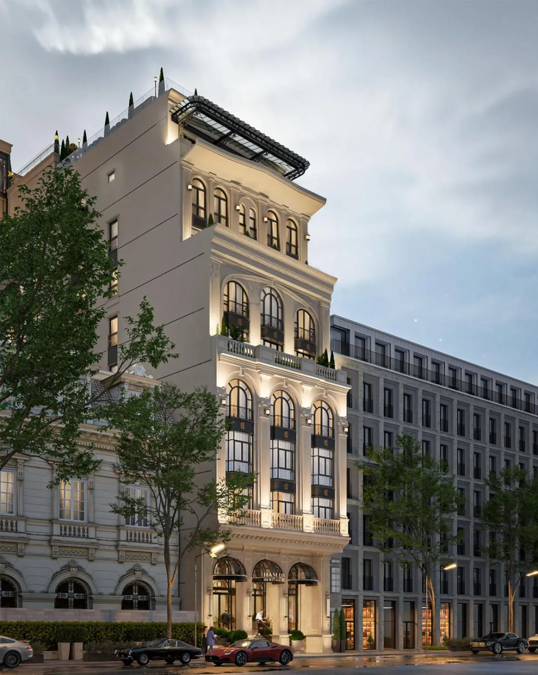 Property building in Heritage Ham Long Hotel and Spa