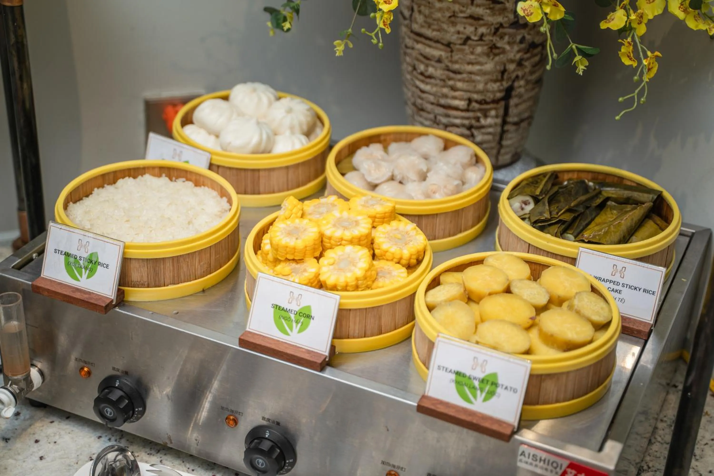 Buffet breakfast in Heritage Ham Long Hotel and Spa