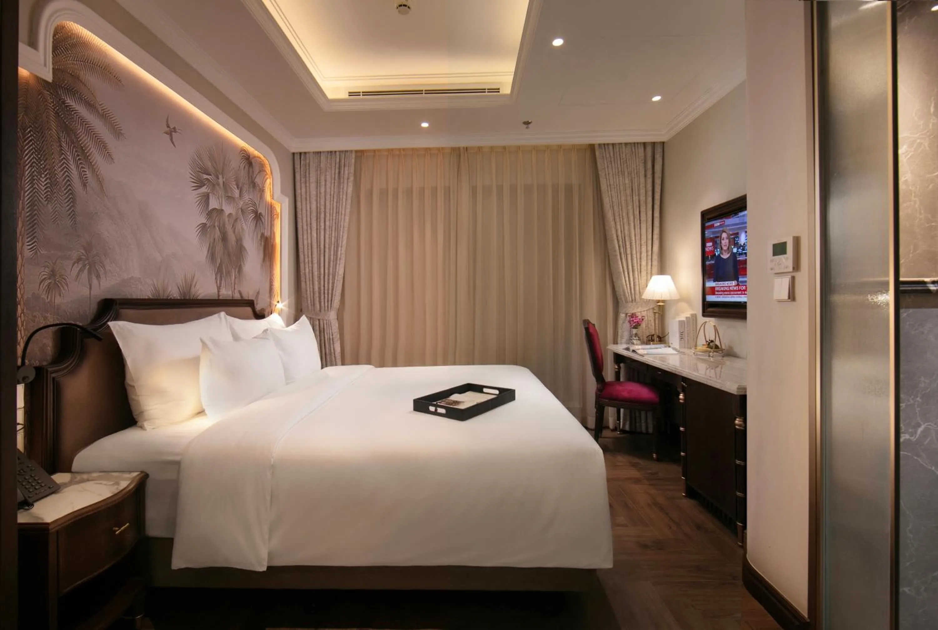 Bedroom, Bed in Heritage Ham Long Hotel and Spa