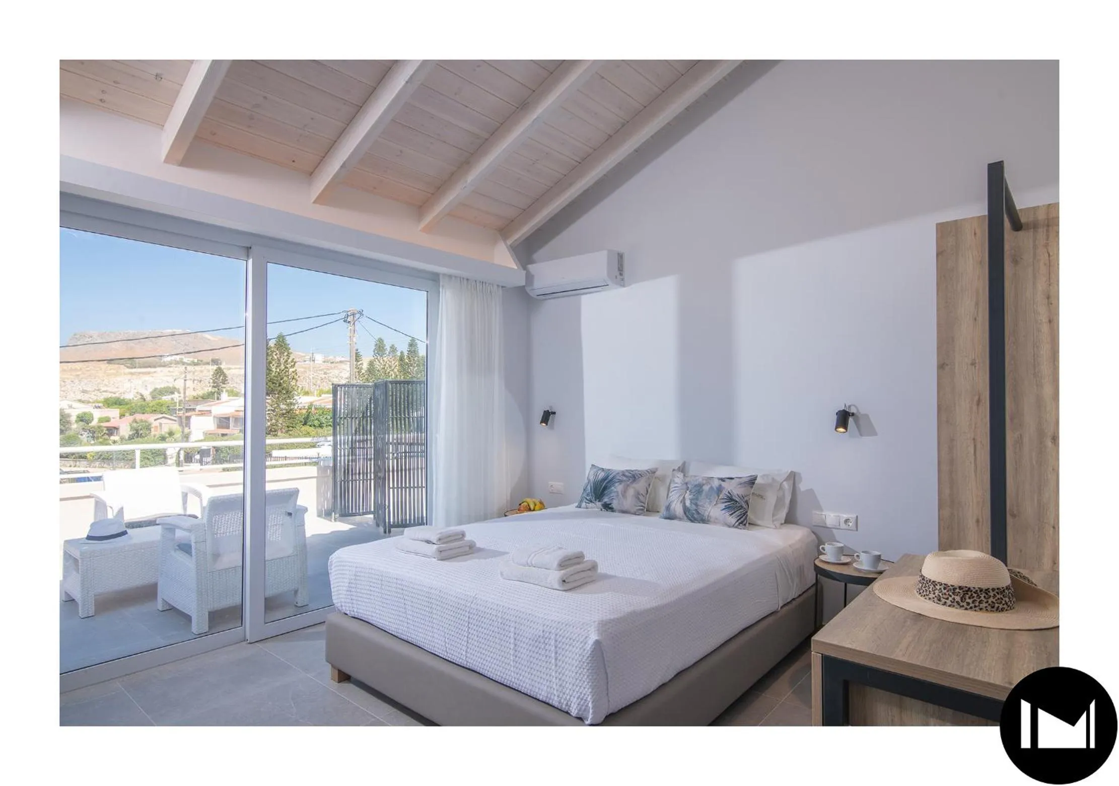 Bedroom, Bed in Anemos Suites by Estia