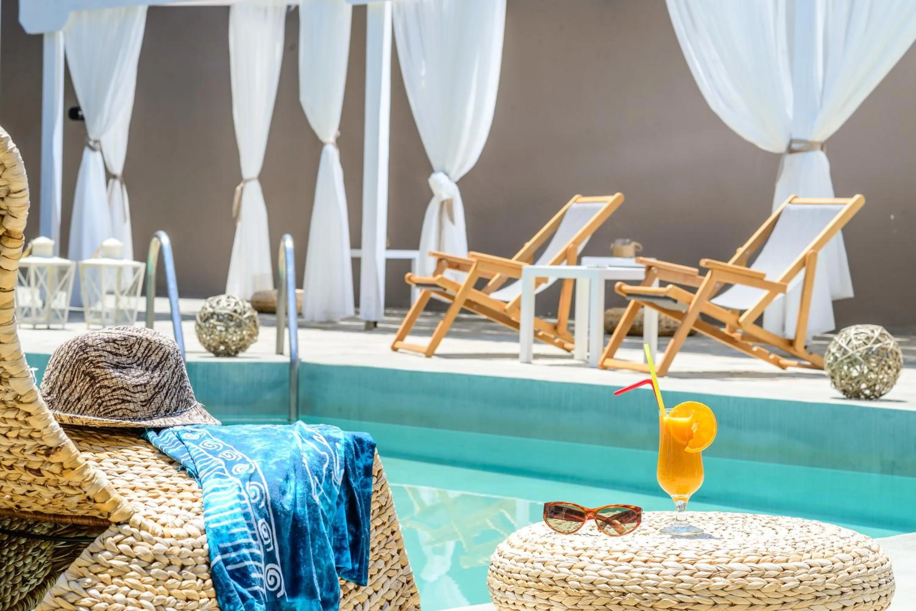 Swimming pool in Anemos Suites by Estia