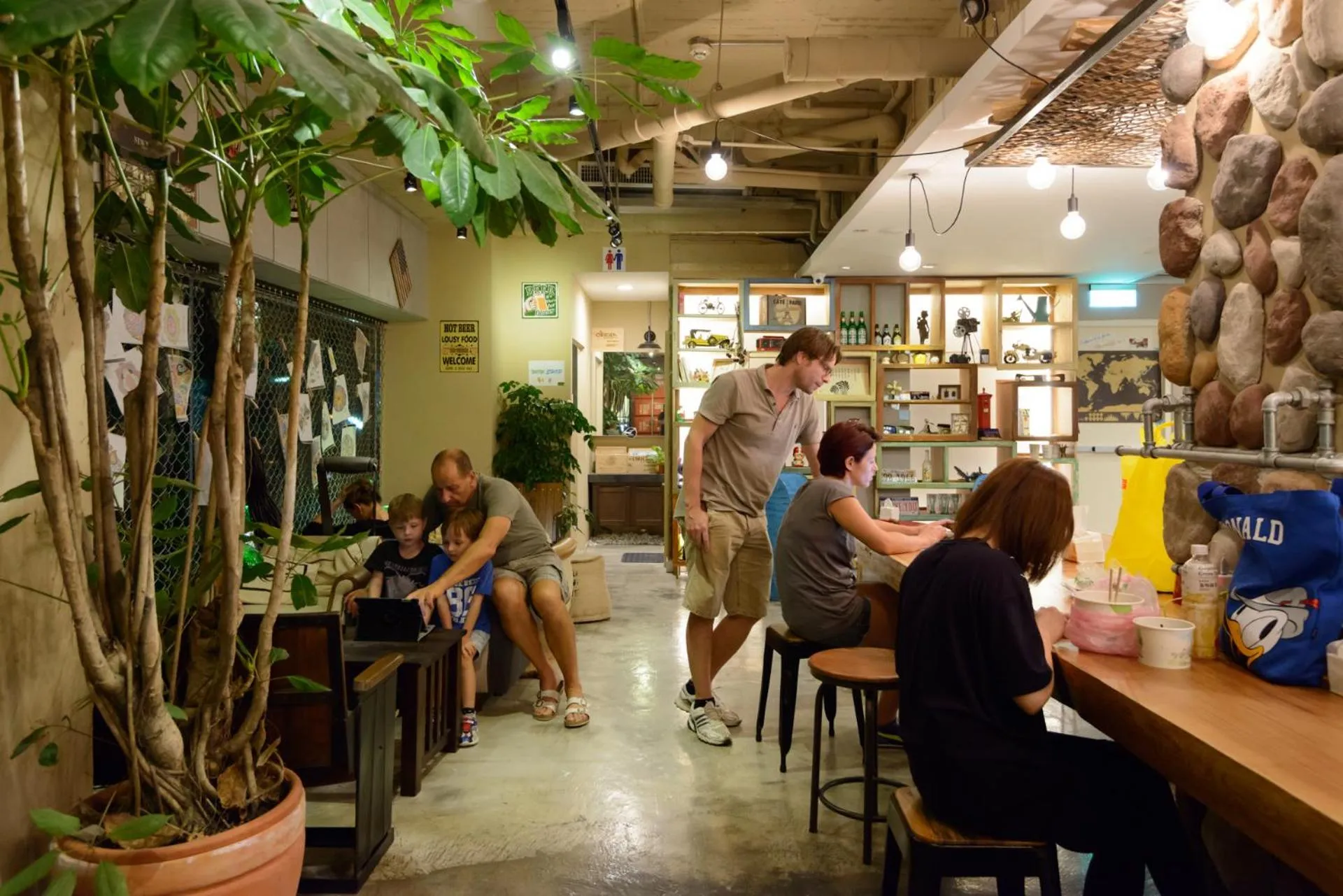 Lobby or reception in Hualien Wow Hostel