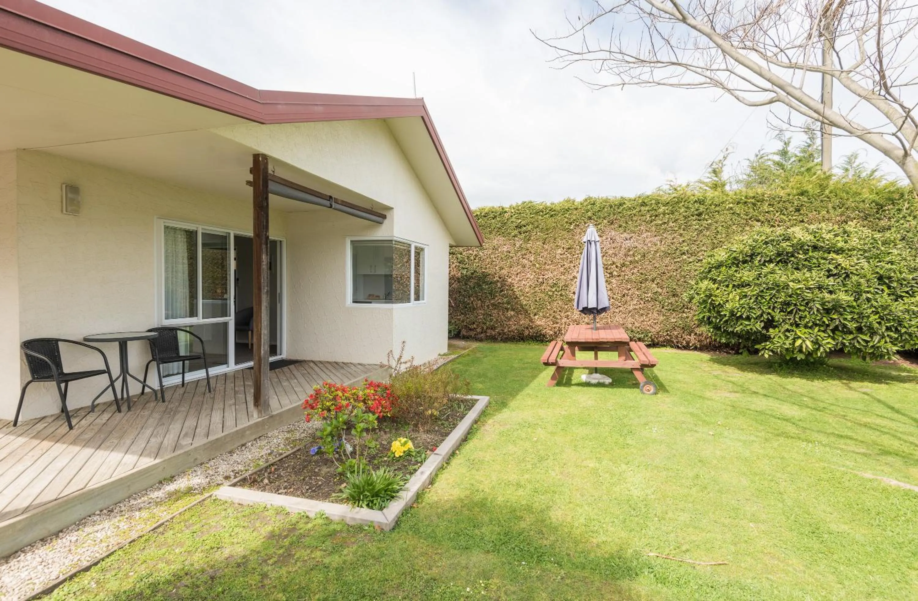 Patio in Abbey Court Motel