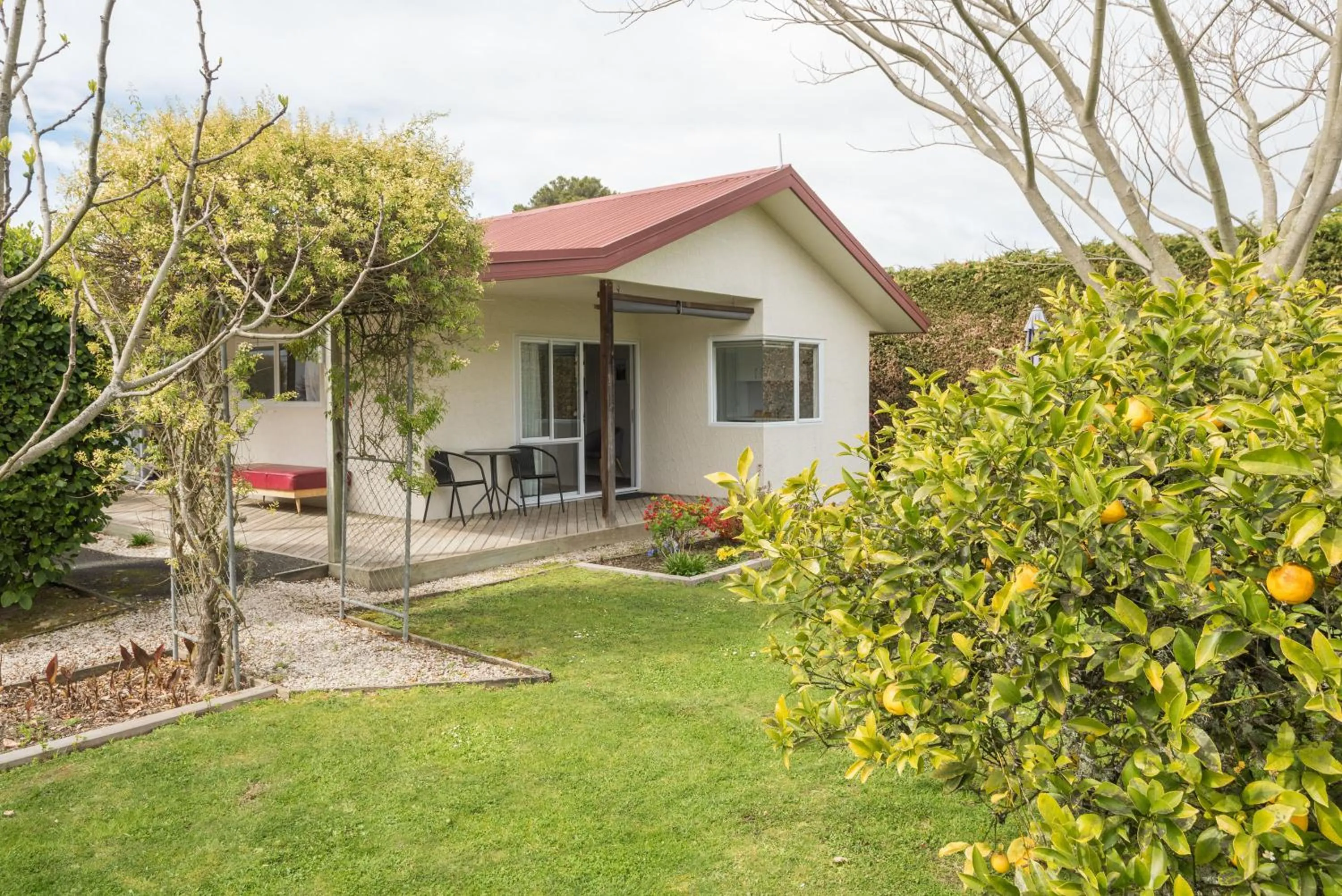 Patio in Abbey Court Motel