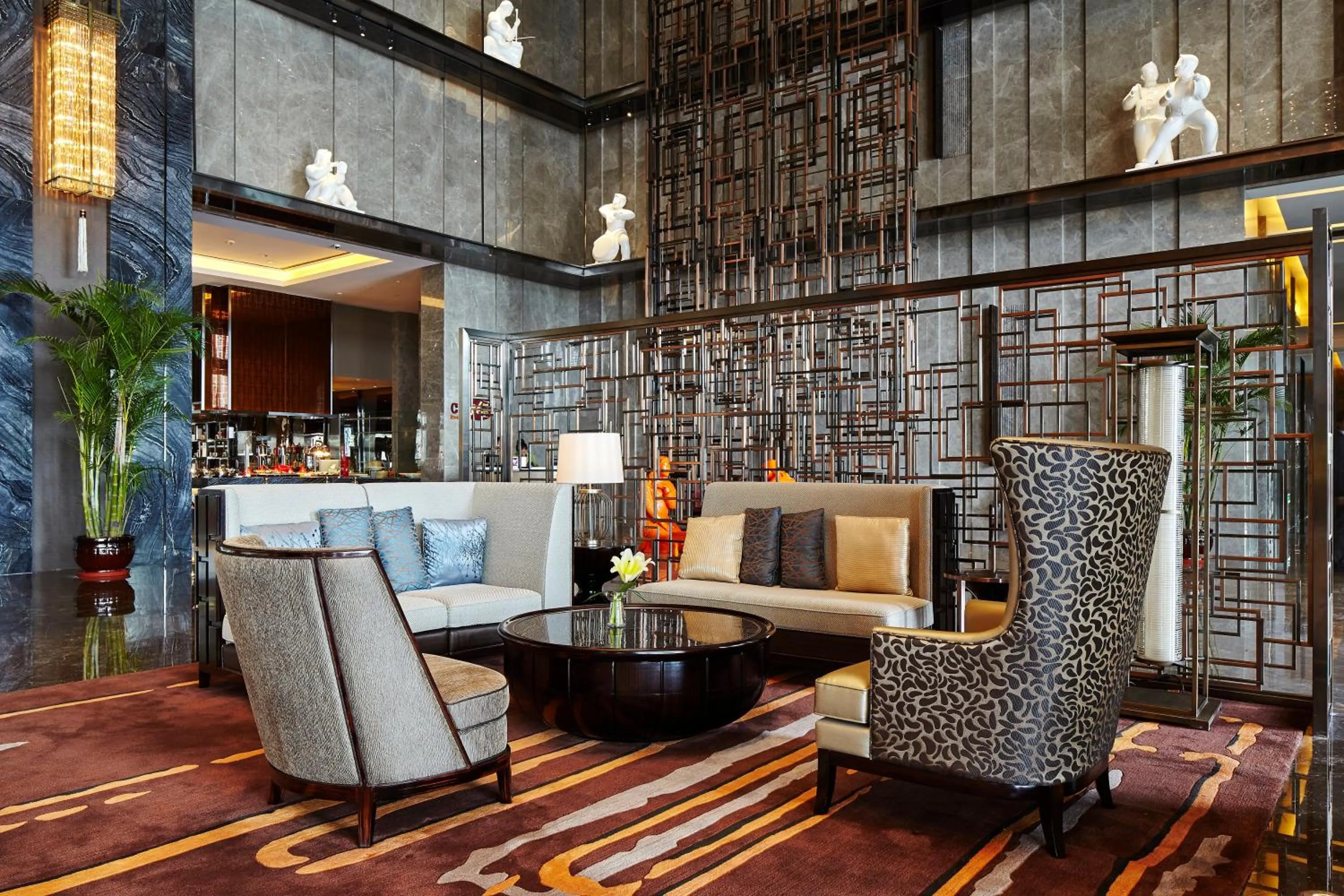 Lounge or bar in Wanda Realm Hotel Dongying