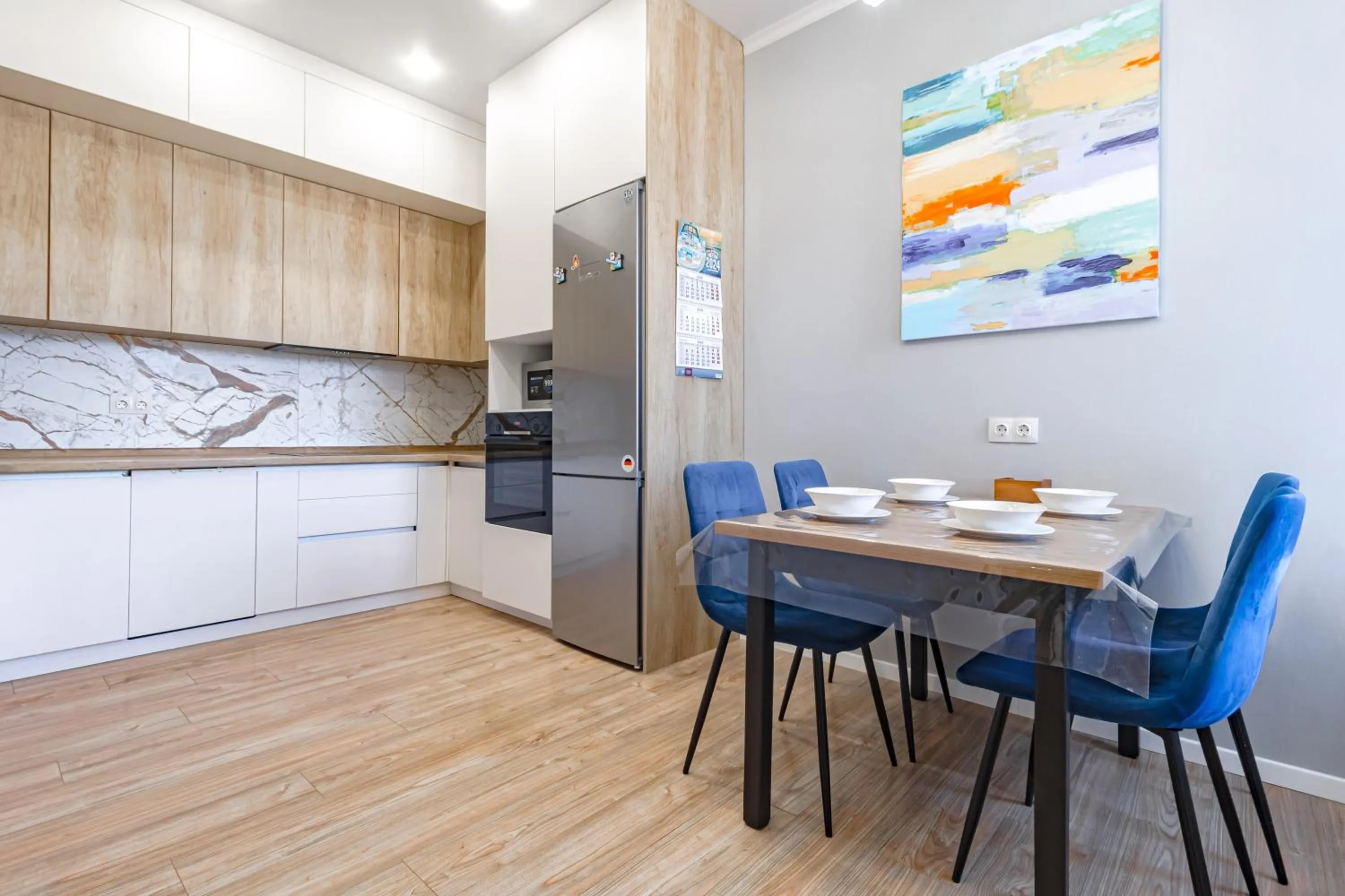 Kitchen or kitchenette in Alpamys Luxe Stay