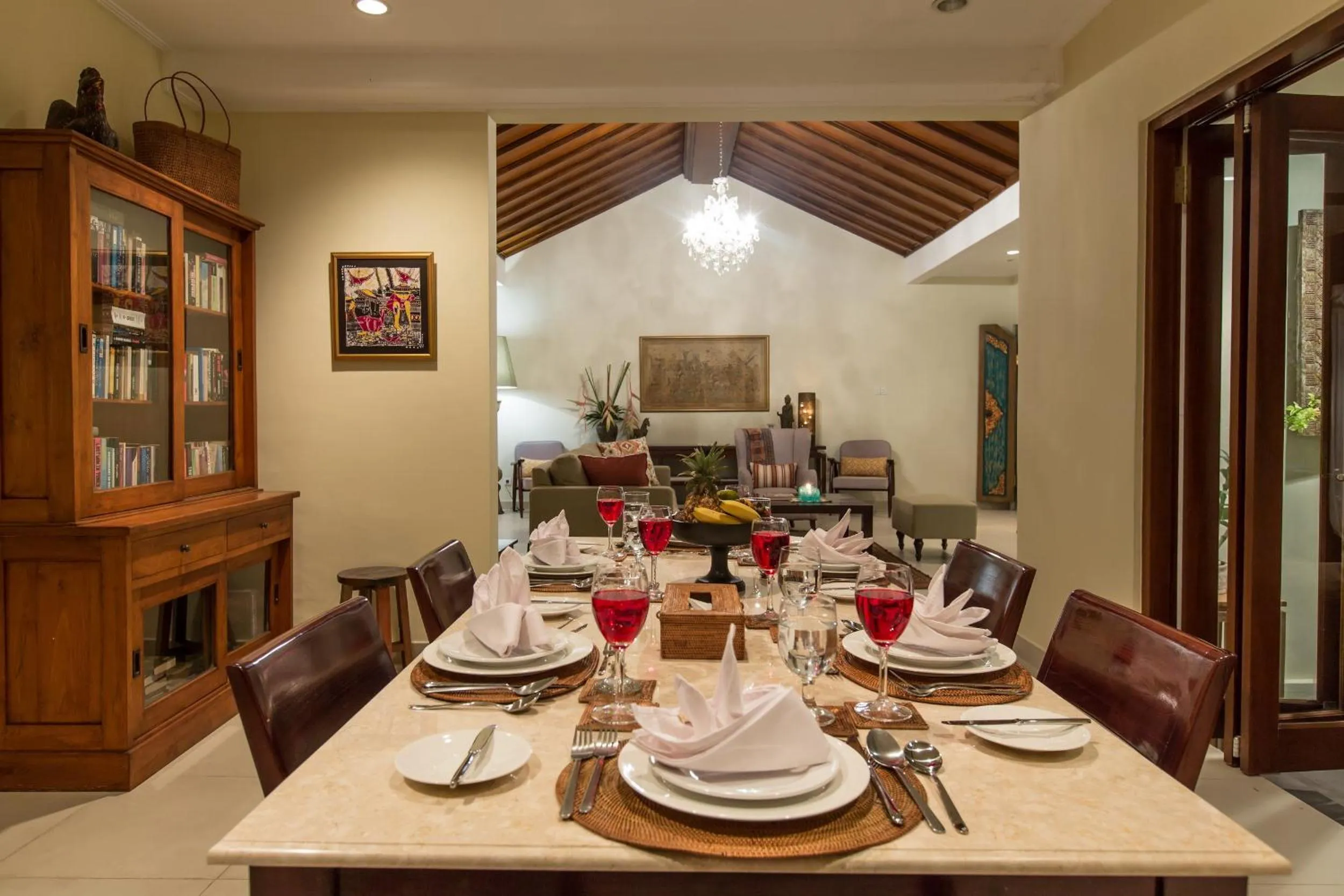 Dining area in Villa Balidamai by Nagisa Bali