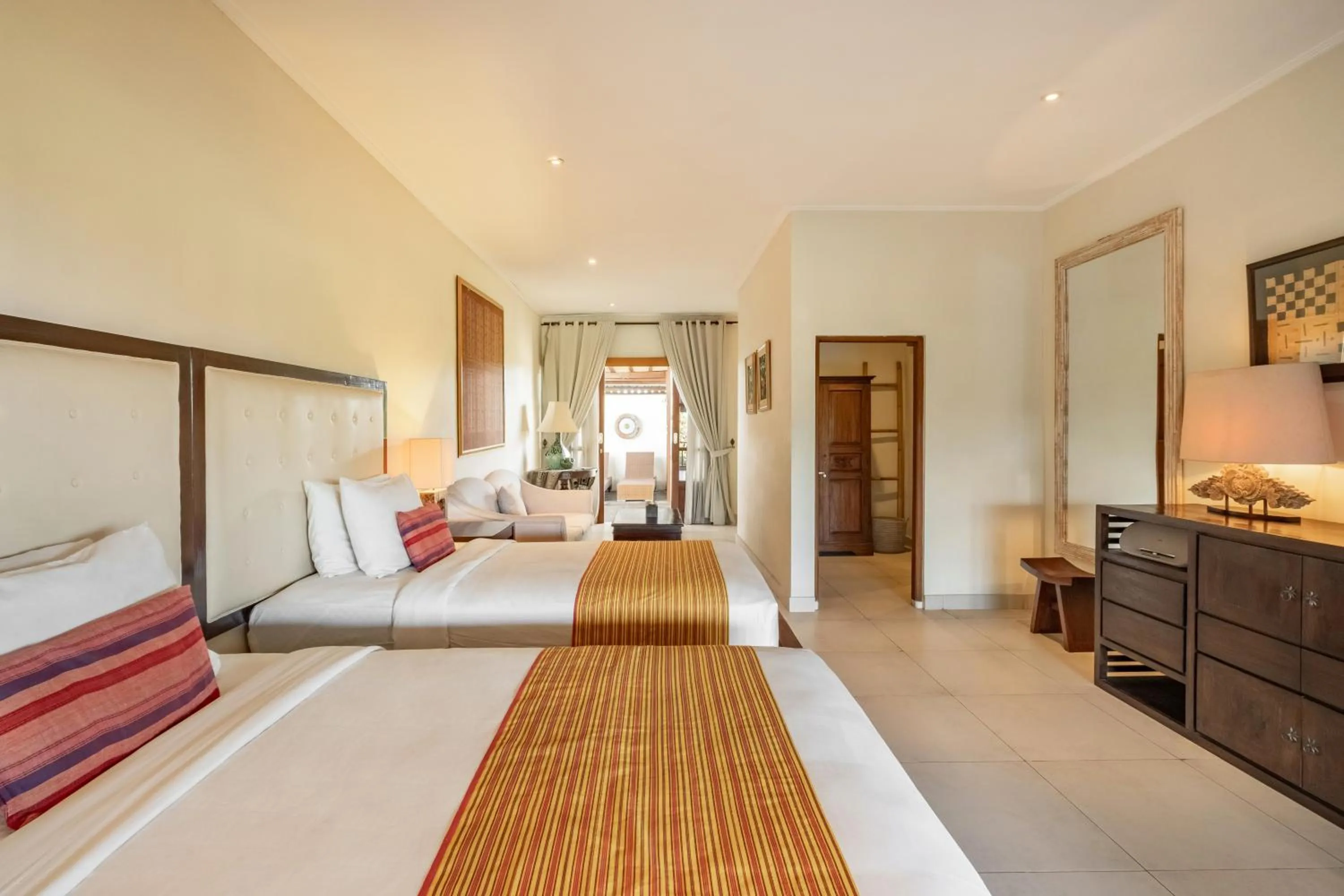 Bed in Villa Balidamai