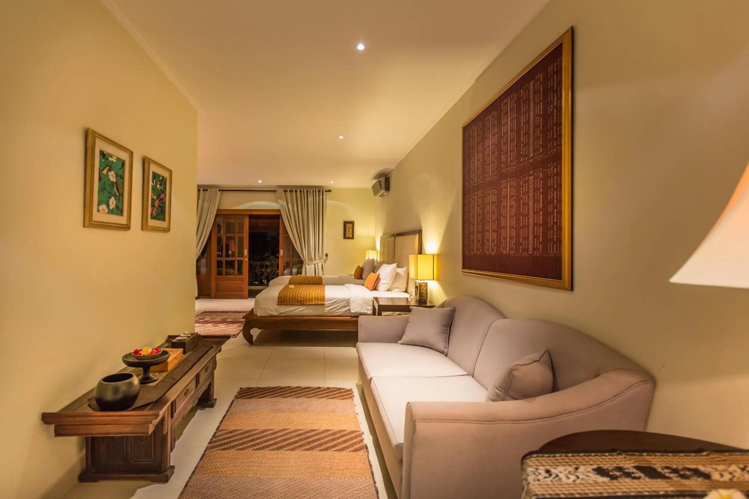 Living room in Villa Balidamai by Nagisa Bali