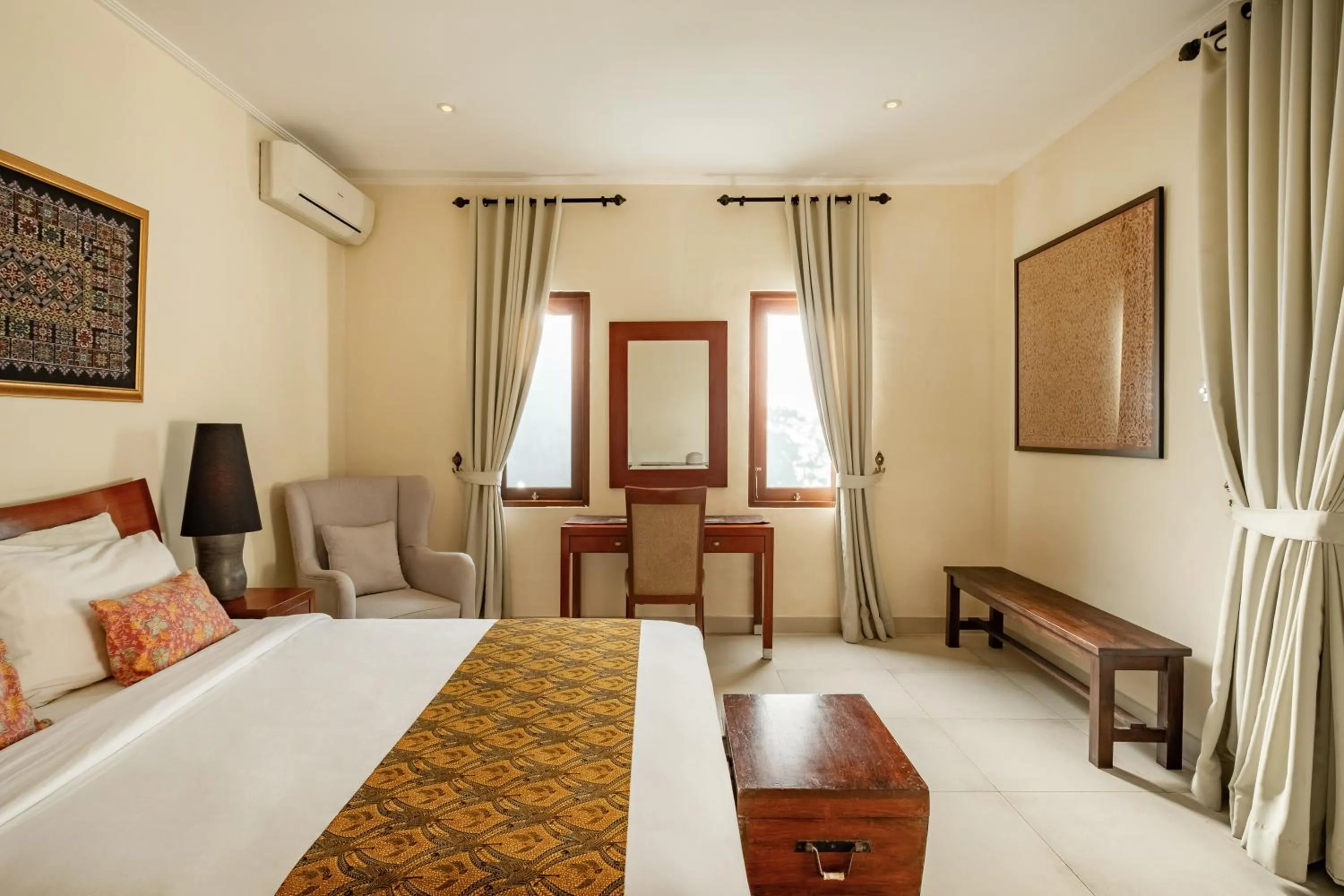 Bed in Villa Balidamai