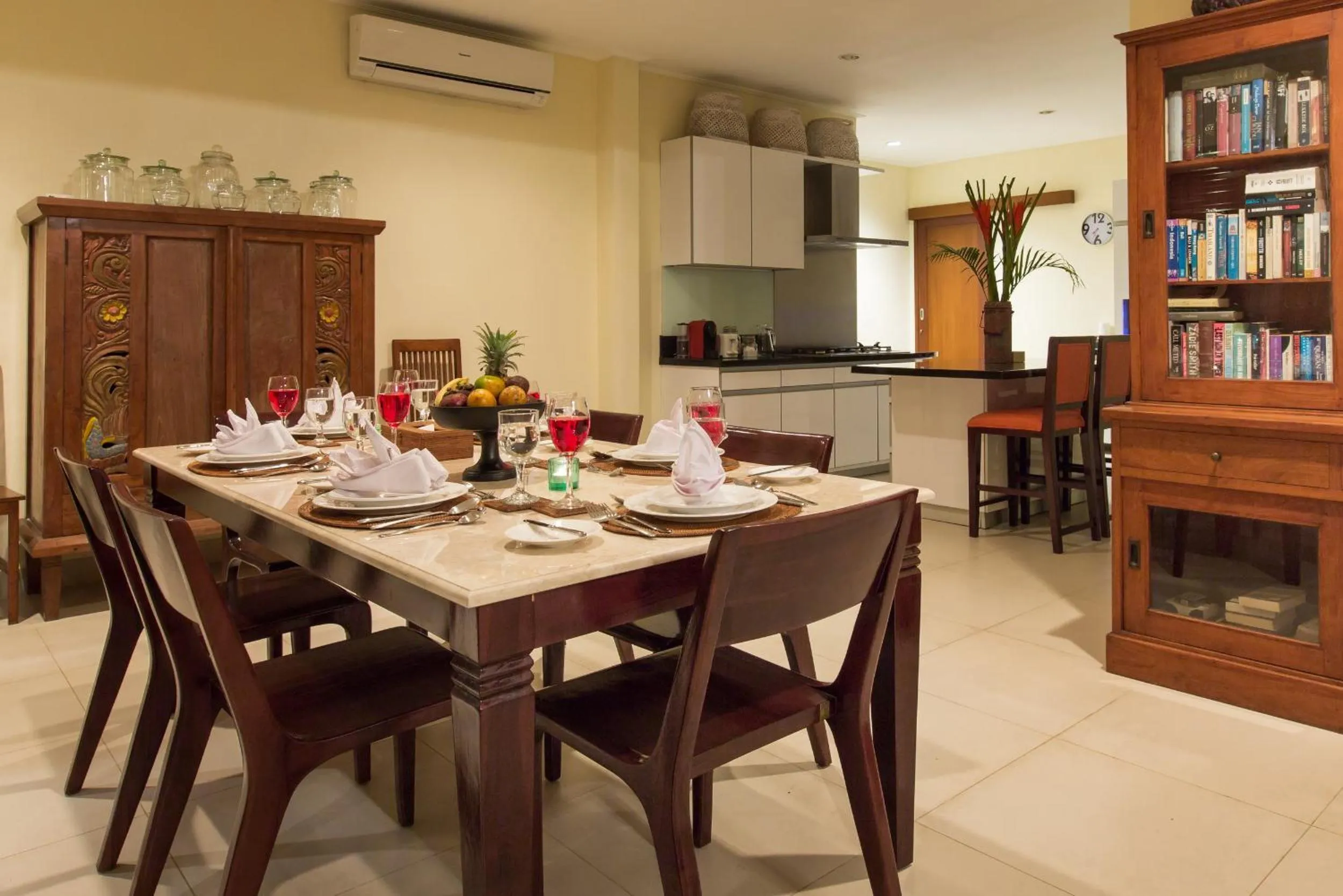 Dining area in Villa Balidamai by Nagisa Bali