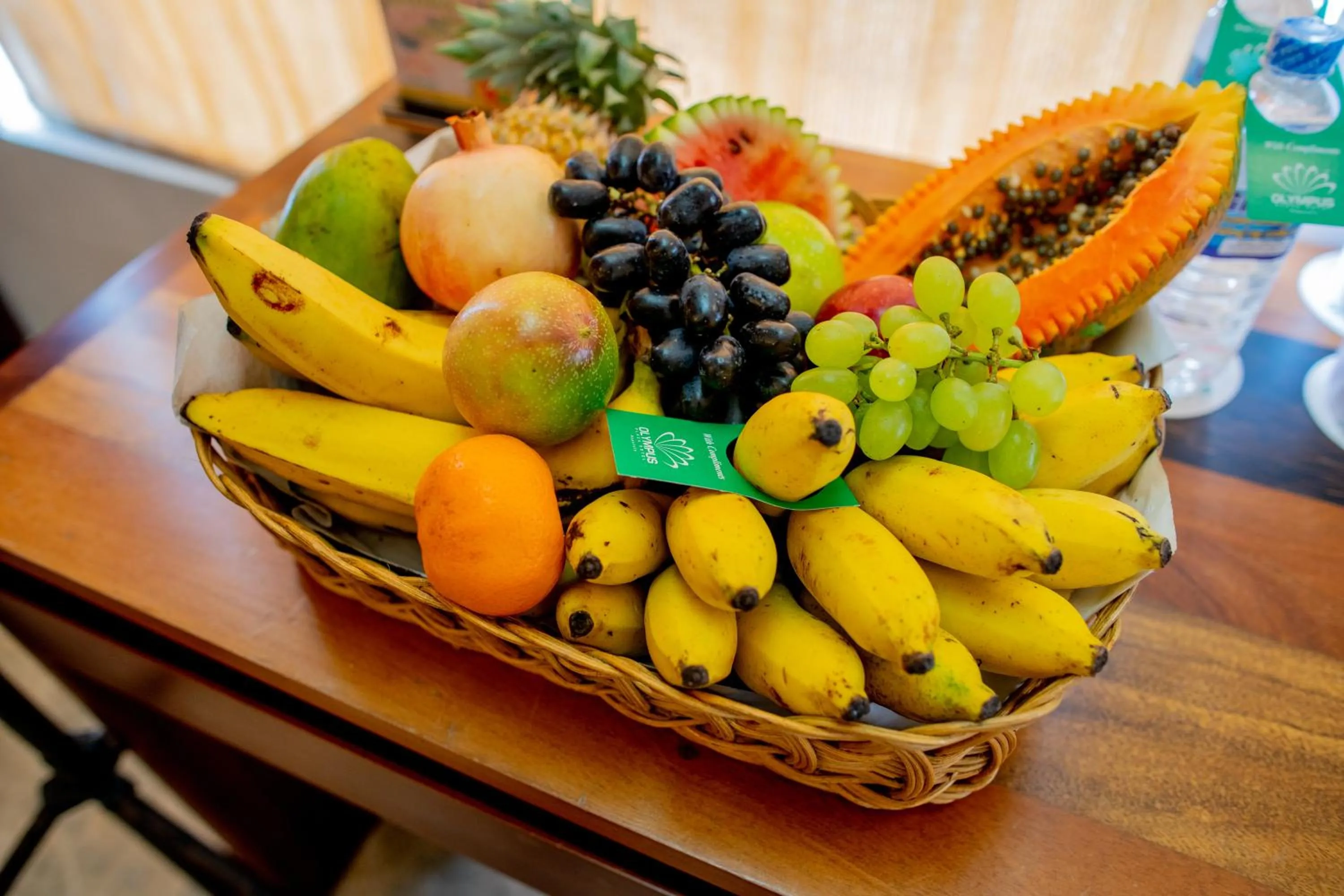 Food and drinks in Olympus Plaza Hotel