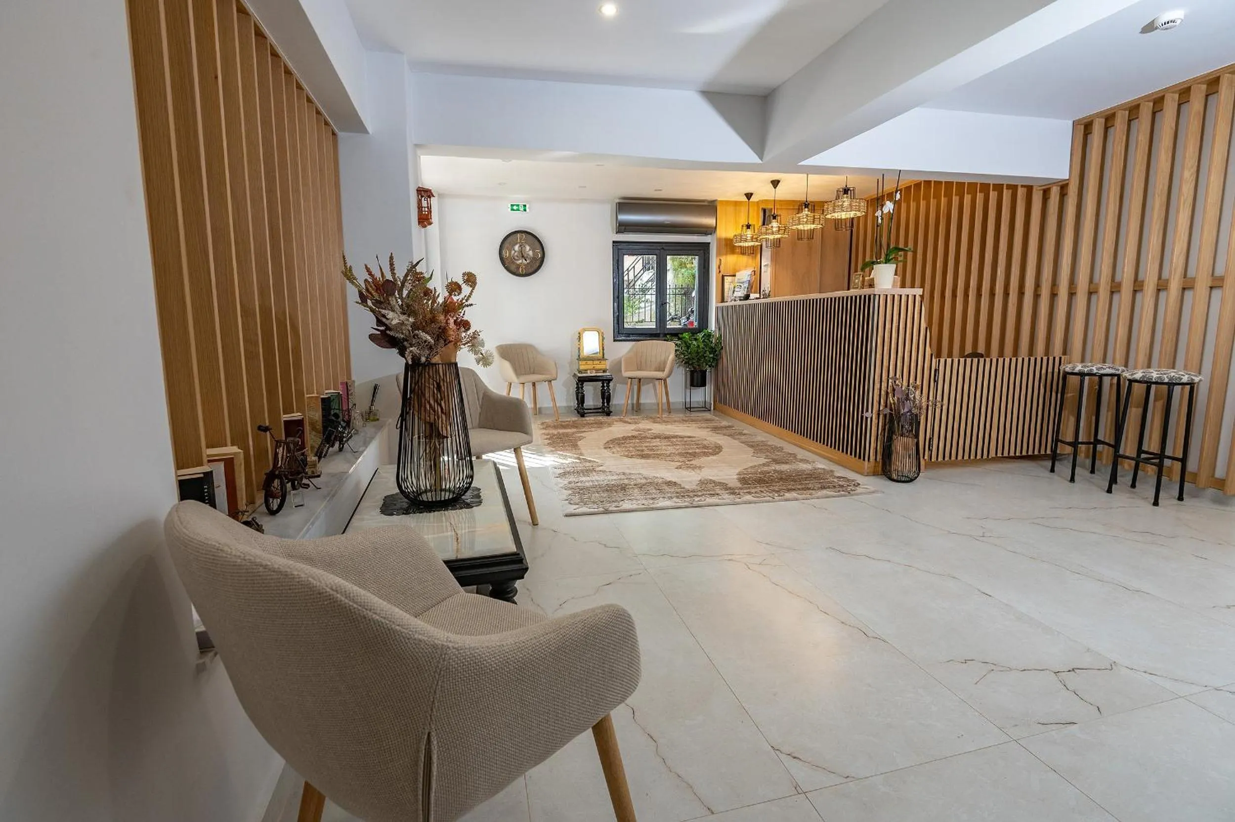 Lobby or reception in Genesis Hotel