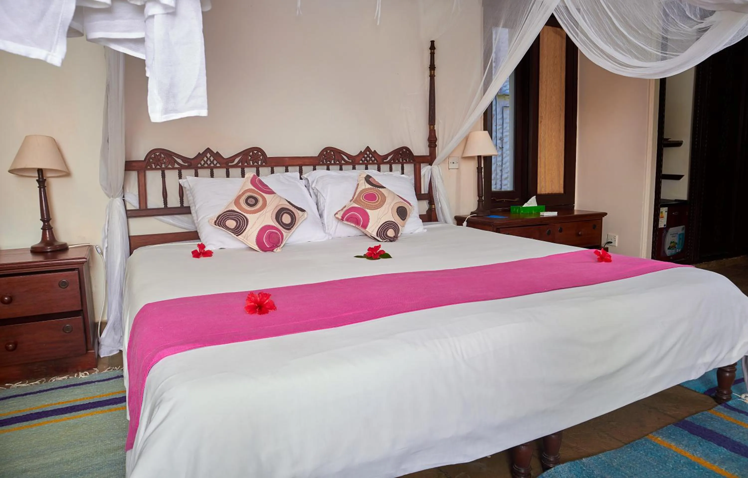 Bed in Jacaranda Indian Ocean Beach Resort