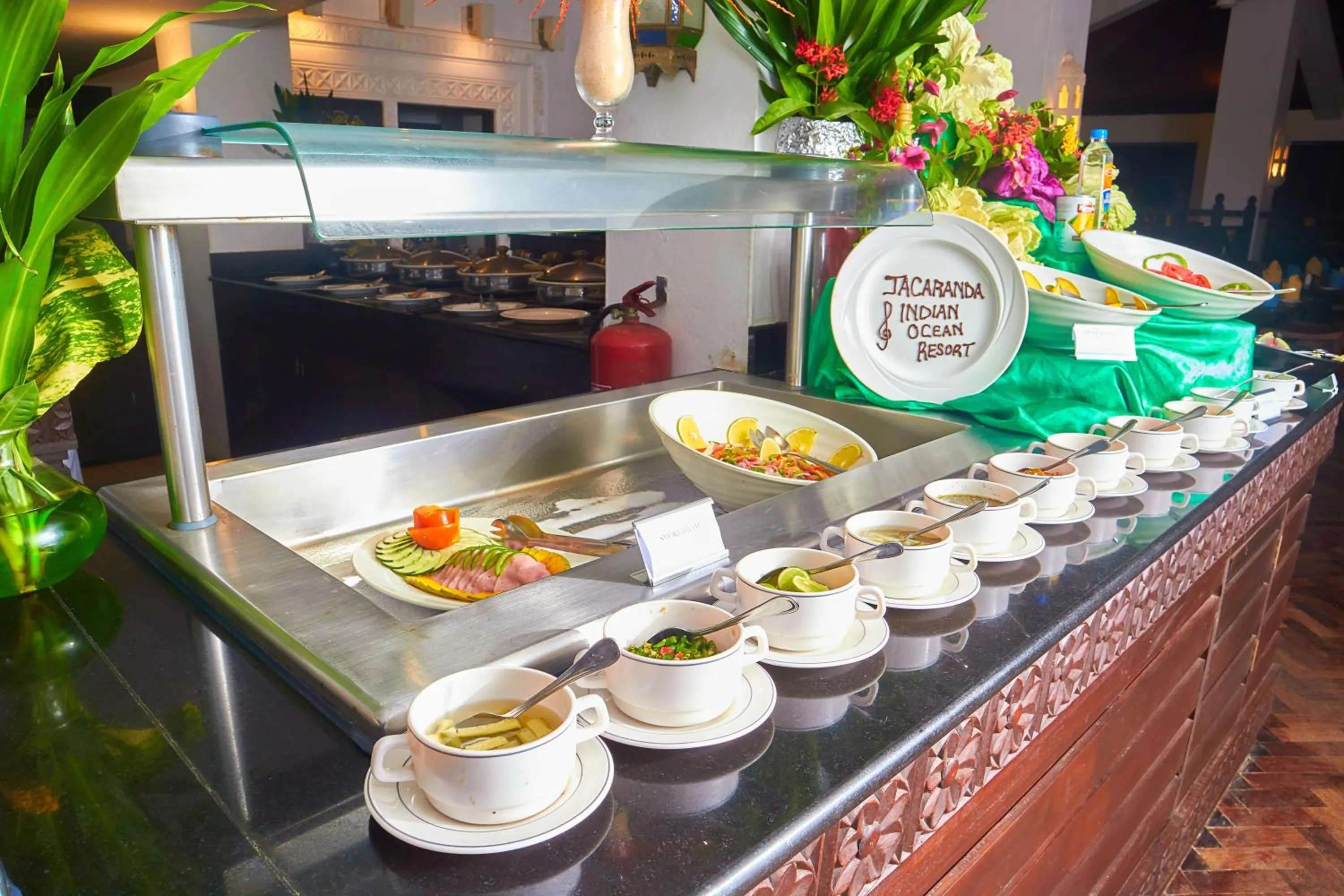 Dining area in Jacaranda Indian Ocean Beach Resort