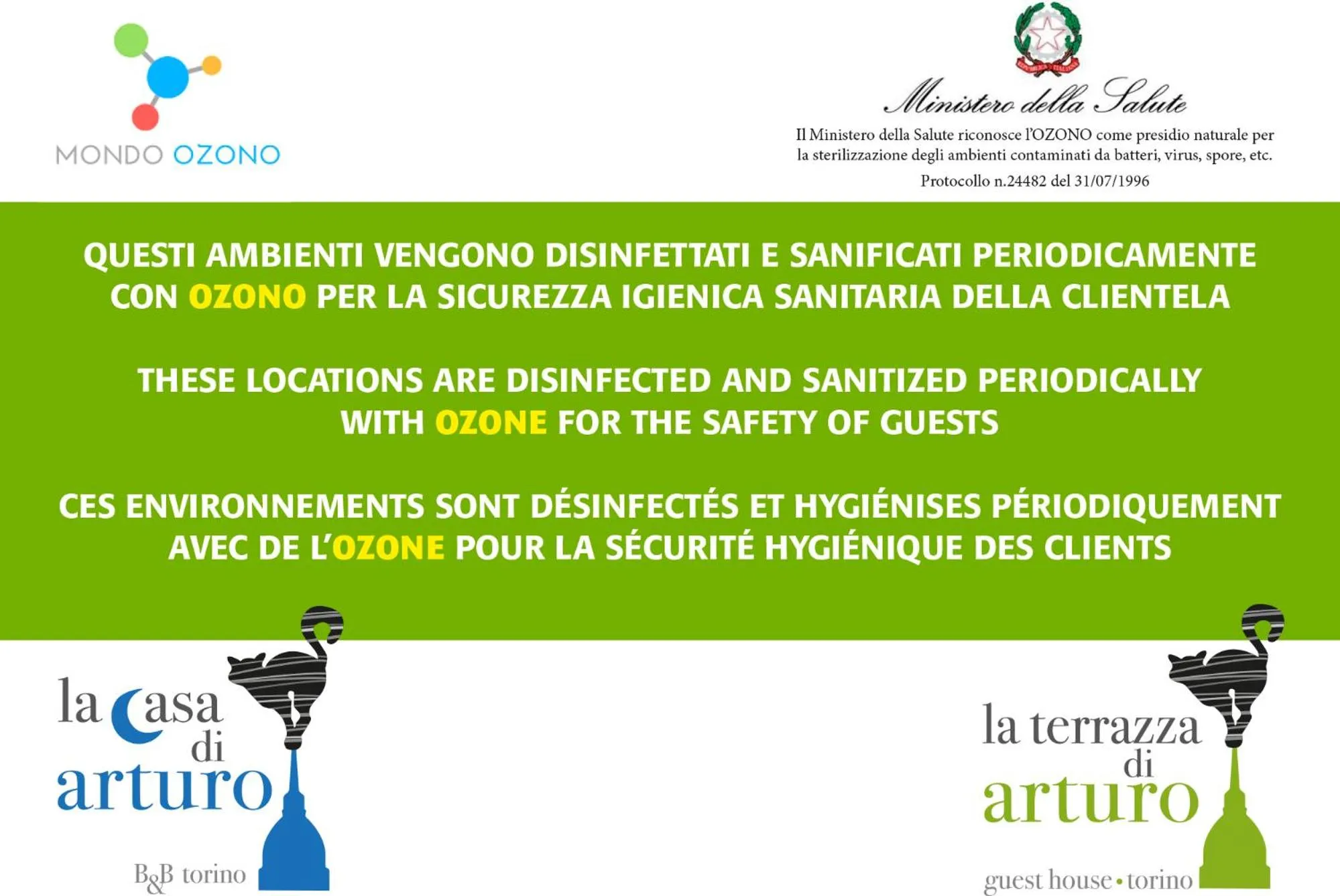 Text overlay in La Terrazza Di Arturo Guest House