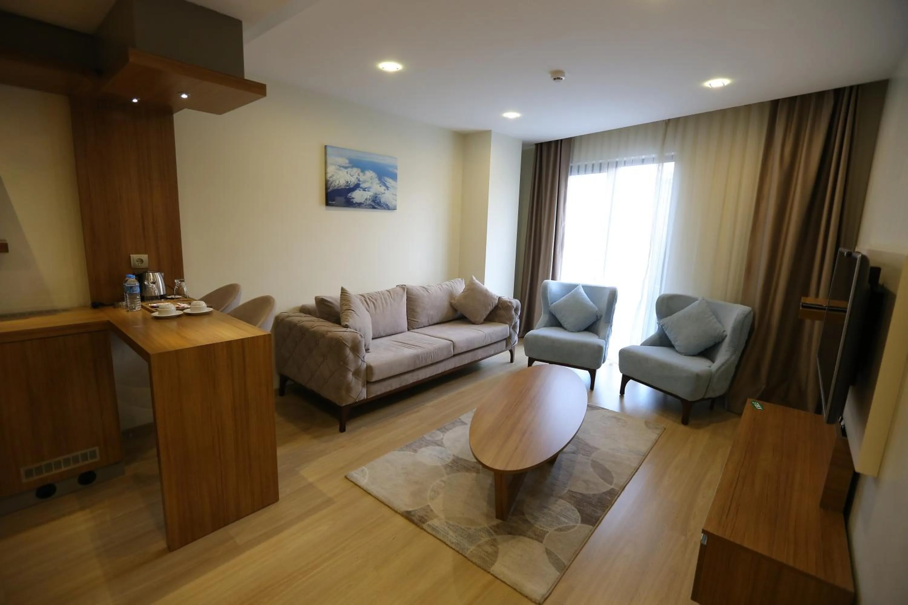Living room in Alesha Suite Otel