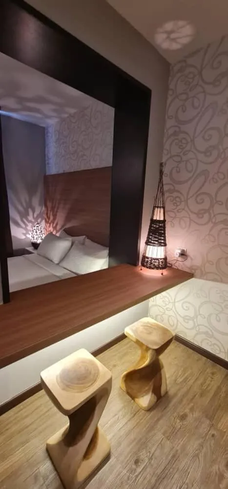 Bed in D Elegance Hotel Nusajaya