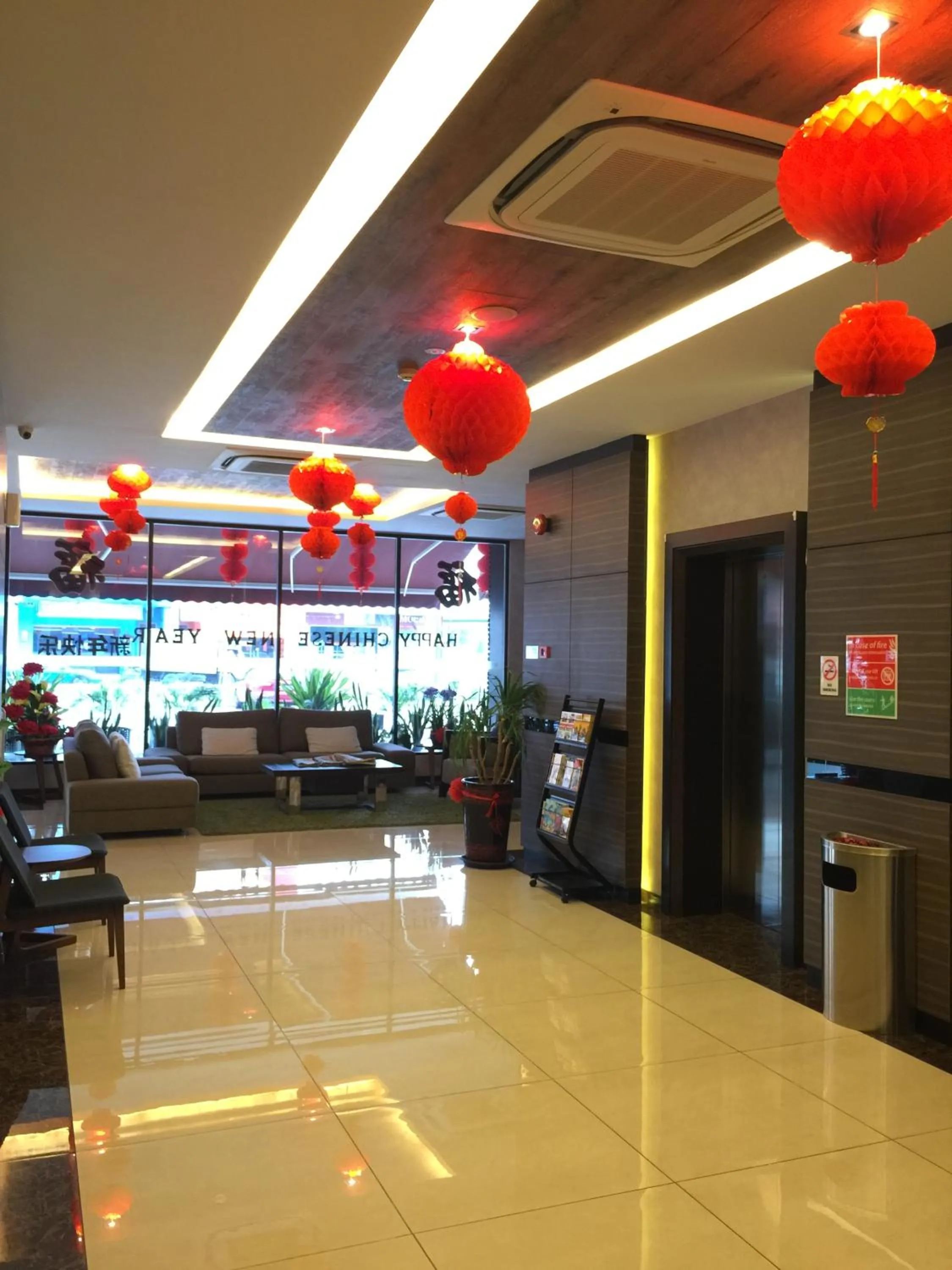 Living room in D Elegance Hotel Nusajaya