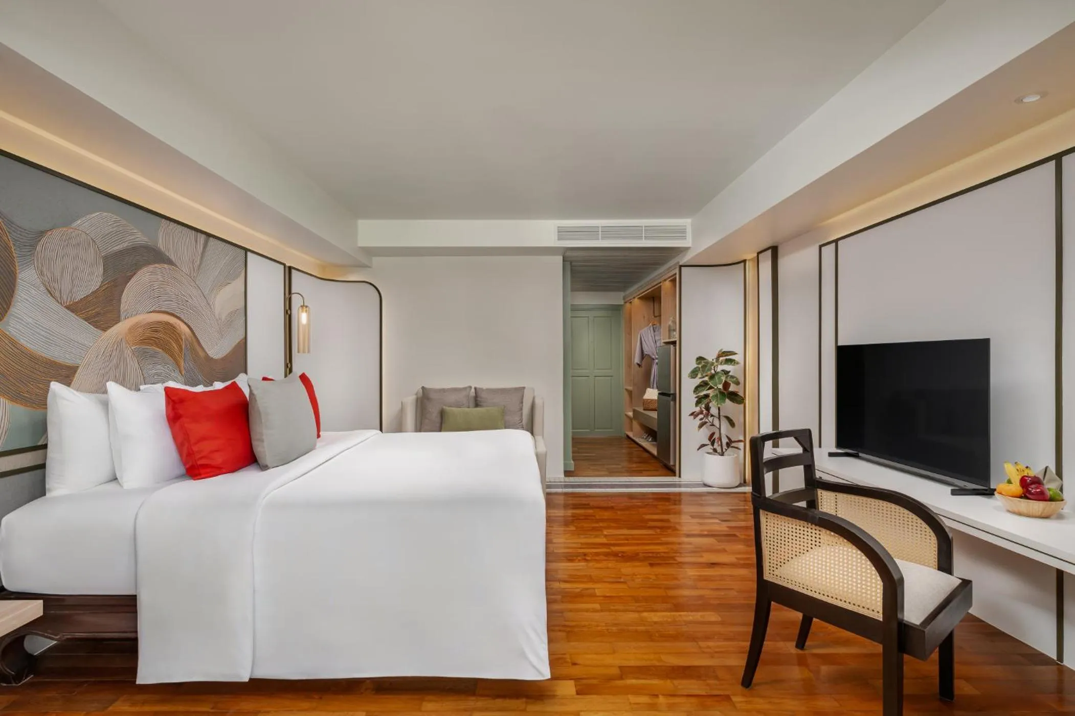 Bed in La Solaya Khao Lak