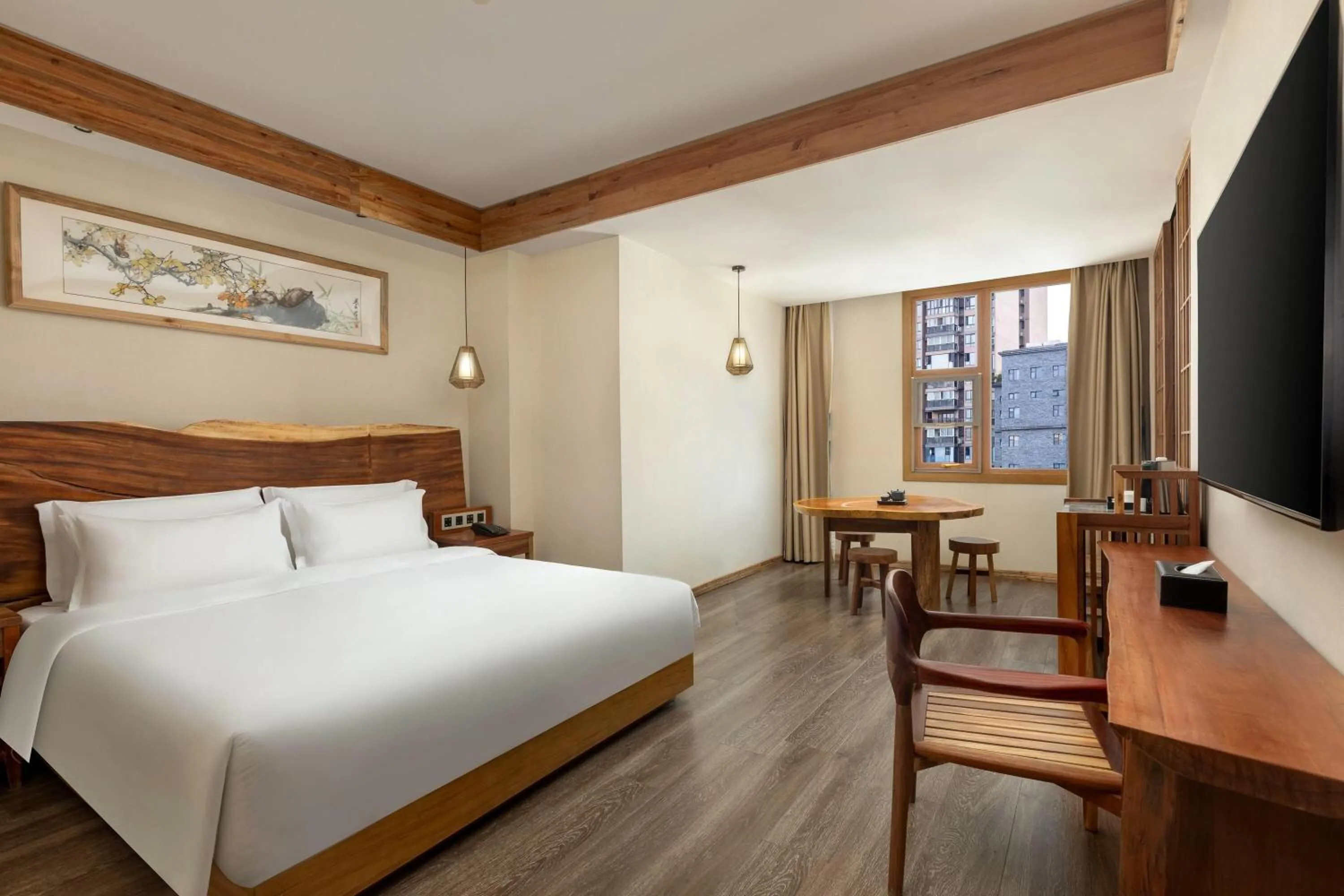 Photo of the whole room, Bed in Days Hotel by Wyndham Chengdu Renmin South Road