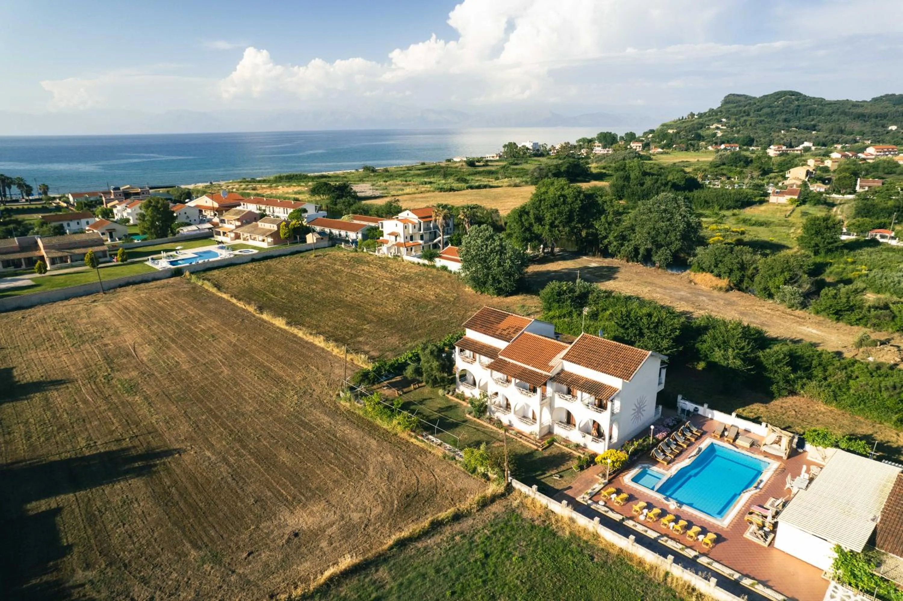 Property building in Villa Del Sol Corfu