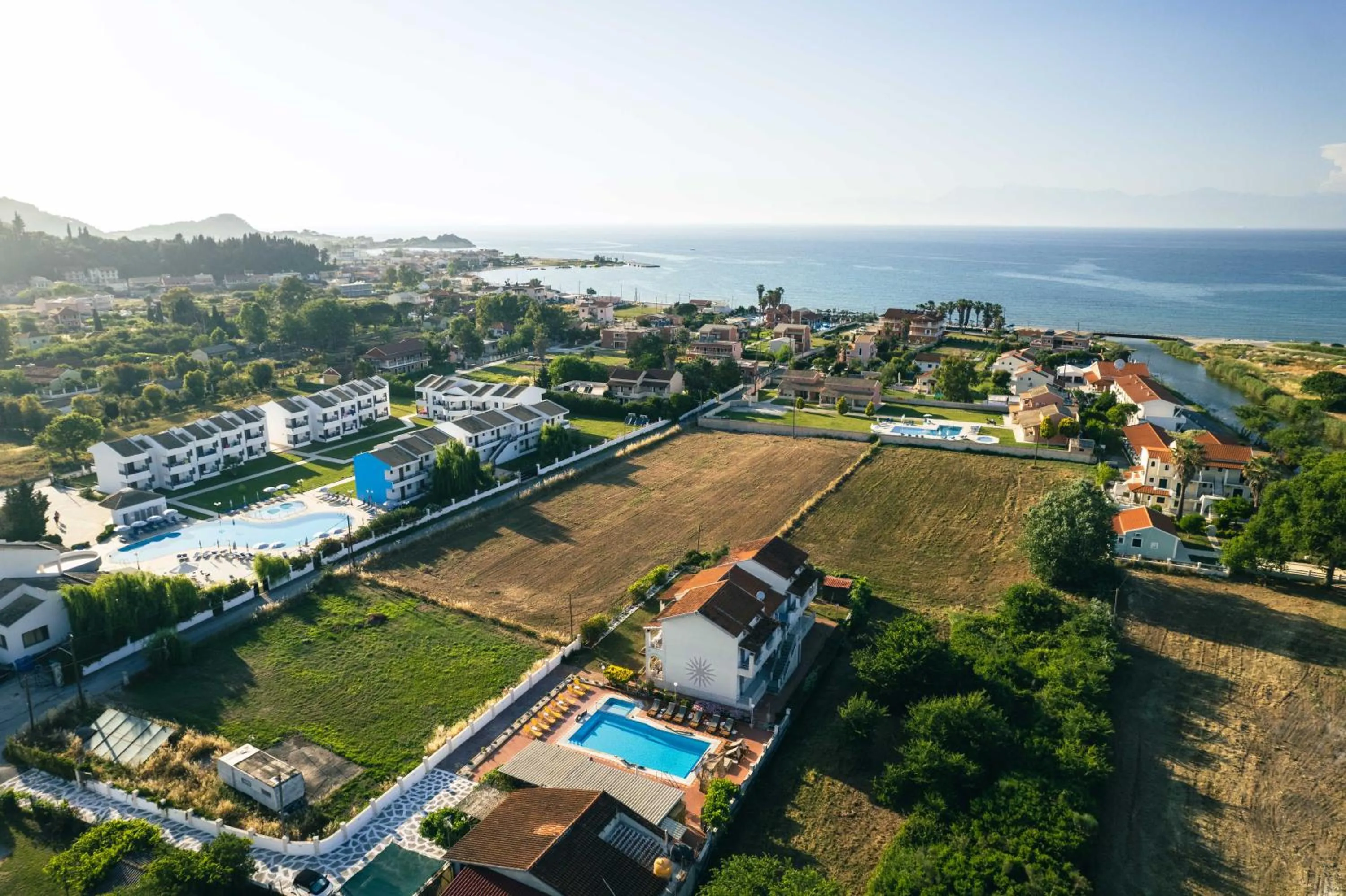 Property building in Villa Del Sol Corfu