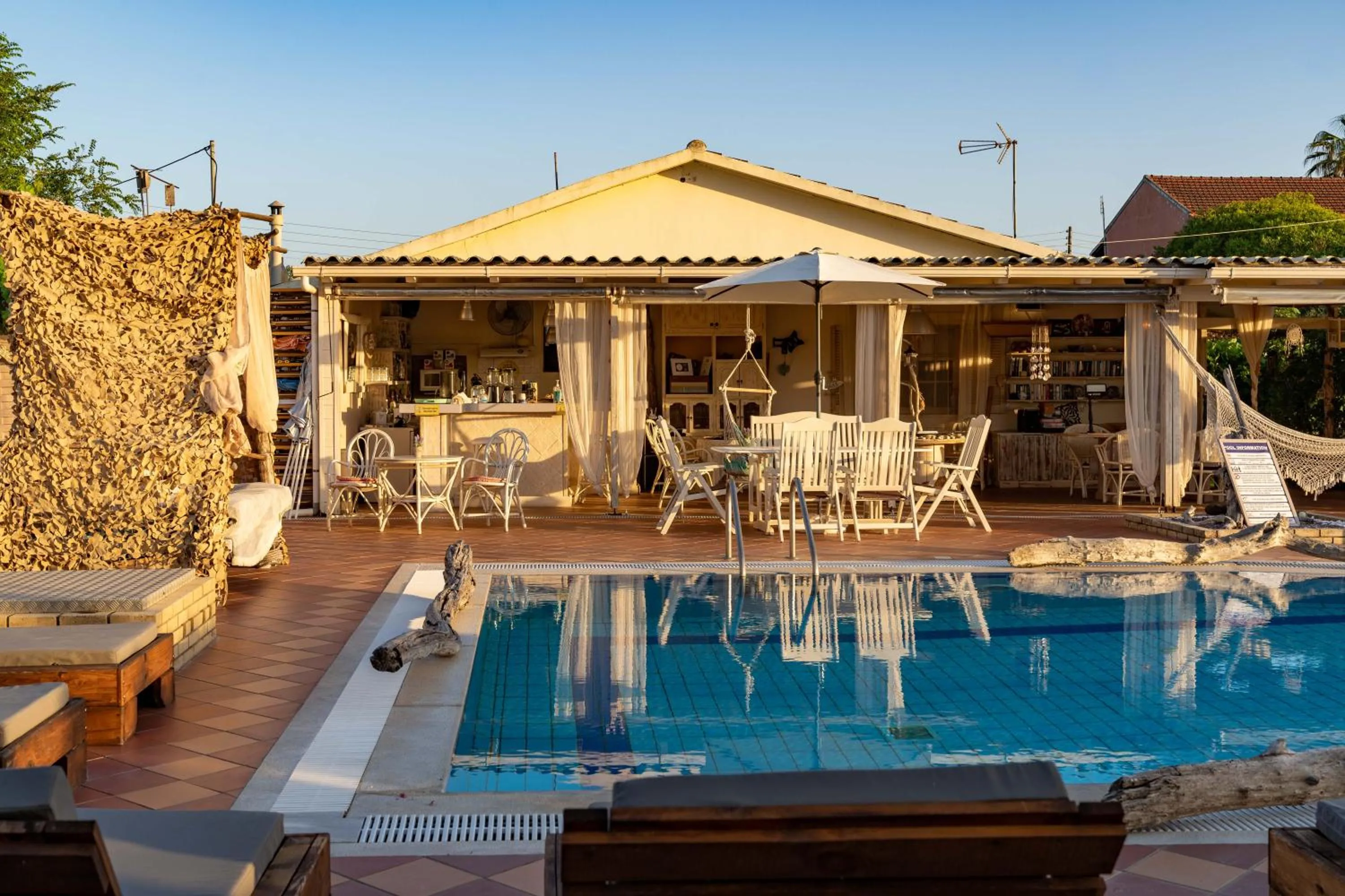 Patio in Villa Del Sol Corfu