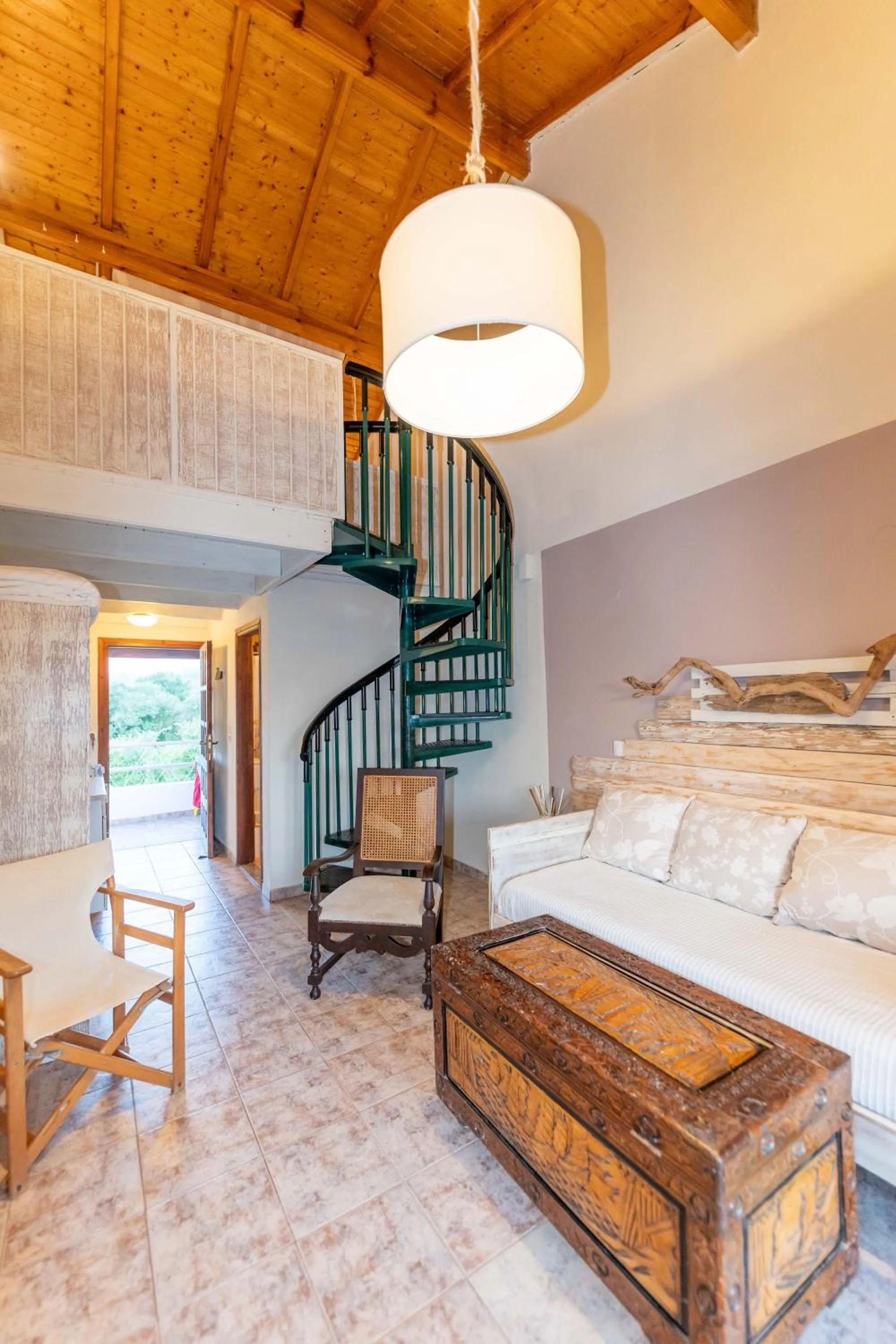 Living room in Villa Del Sol Corfu