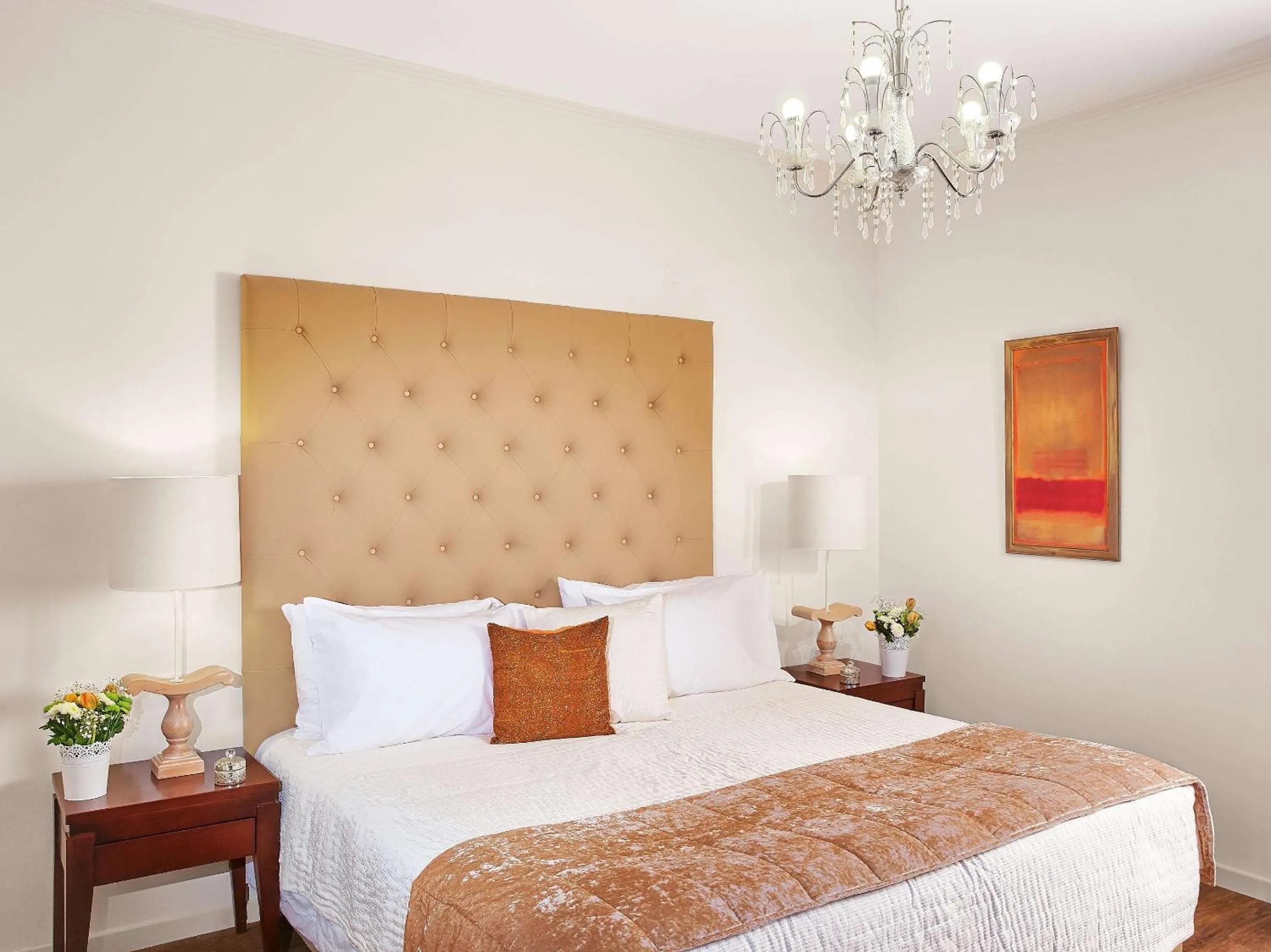 Bedroom, Bed in Grand Leoniki Residence by Grecotel