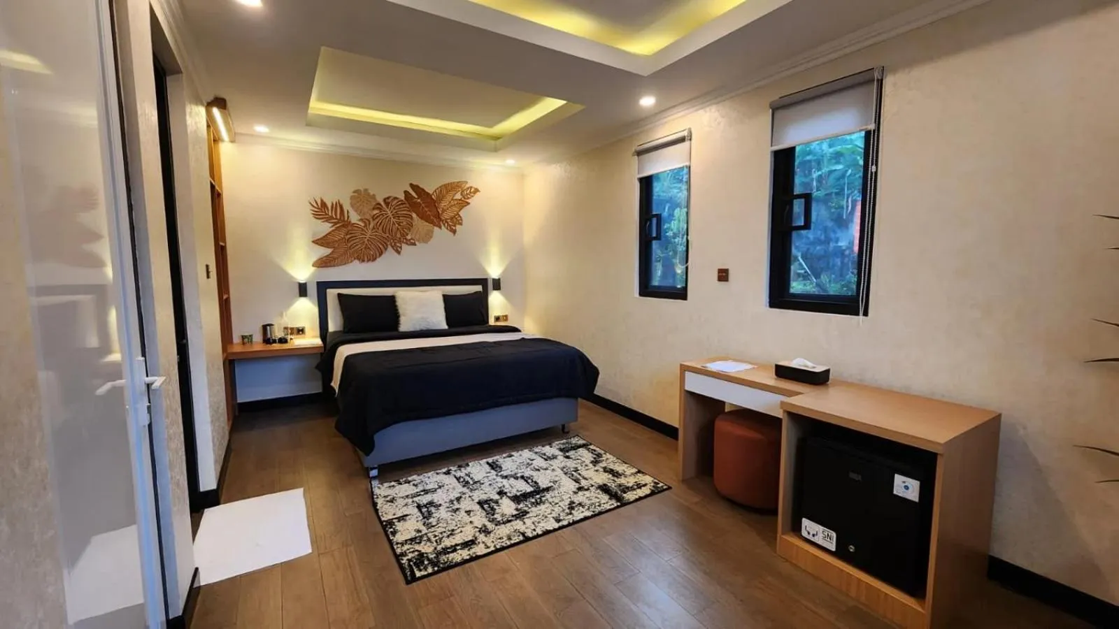 Bed in Nur Alam Hotel Lembang