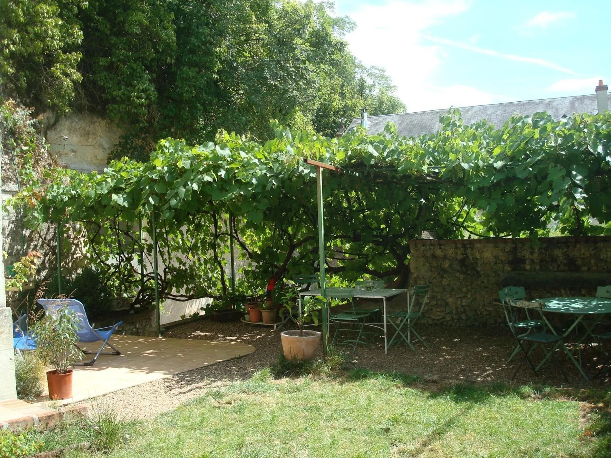 Garden in La Tonnelle de Vouvray