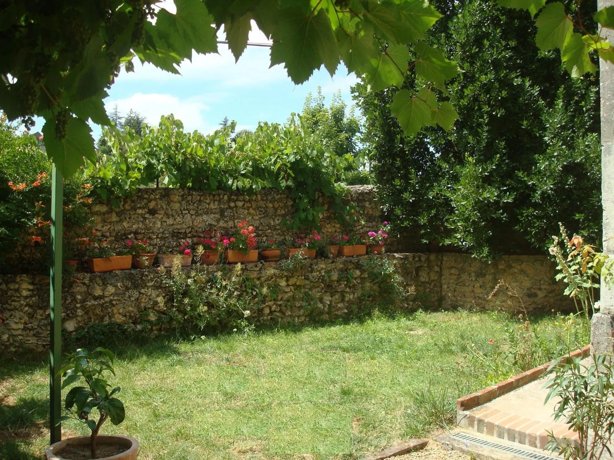 Garden in La Tonnelle de Vouvray