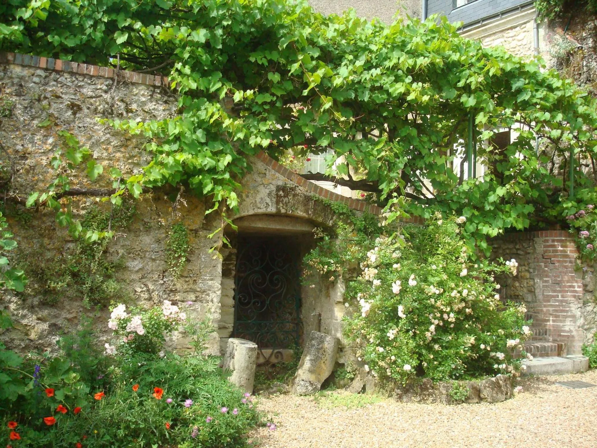 Garden in La Tonnelle de Vouvray