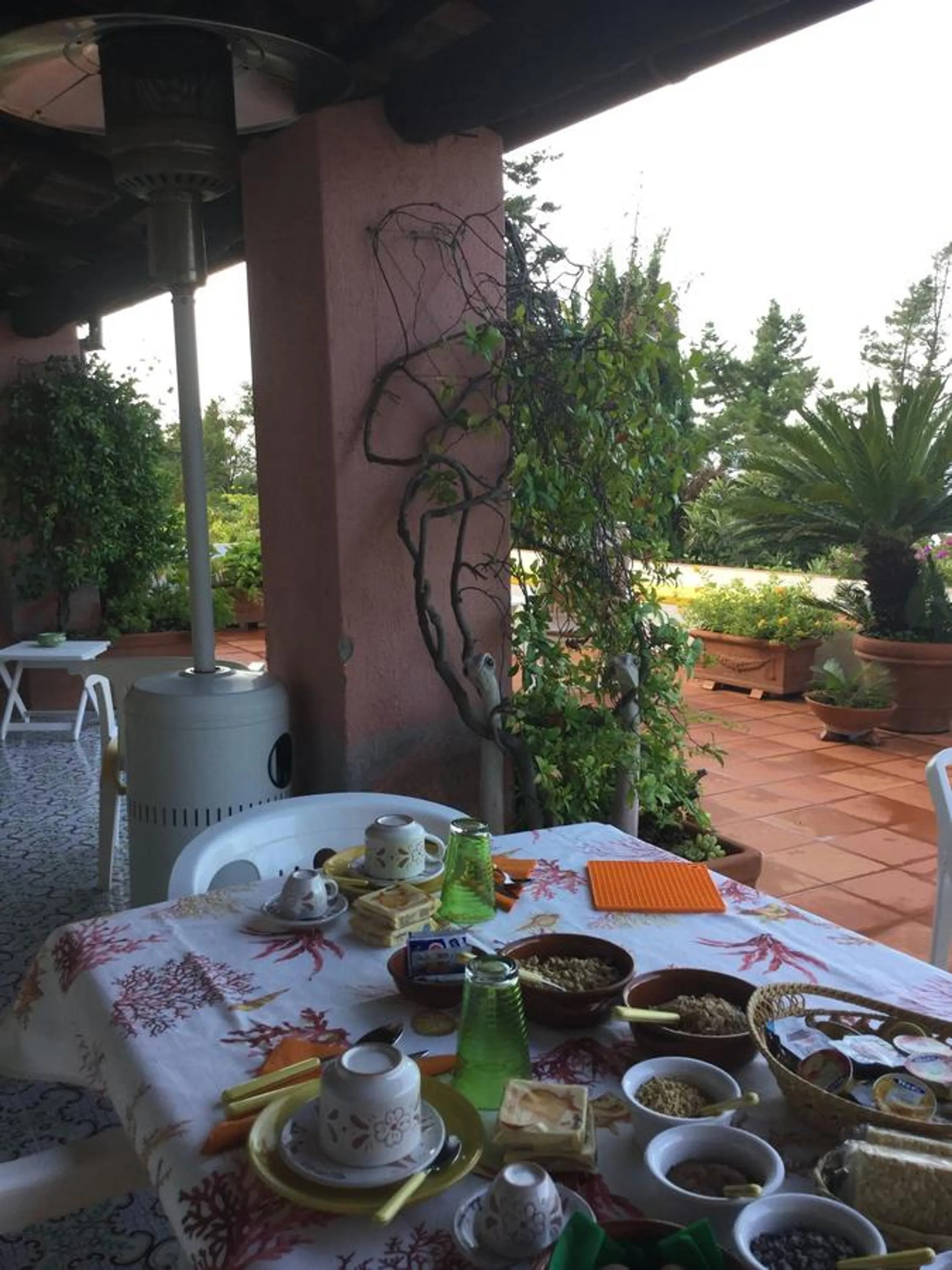 Patio in B&B Le Tre Casette