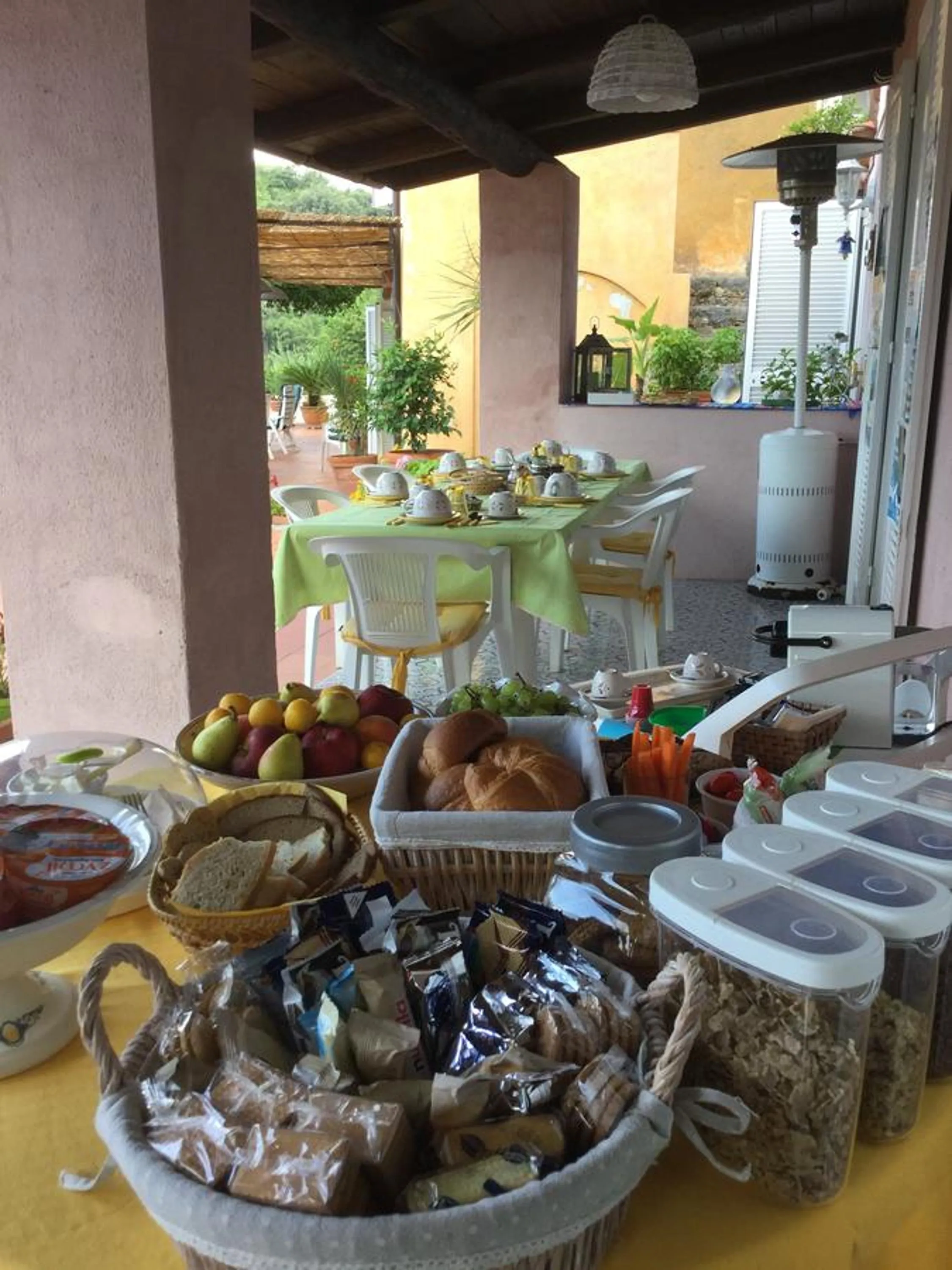 Italian breakfast in B&B Le Tre Casette