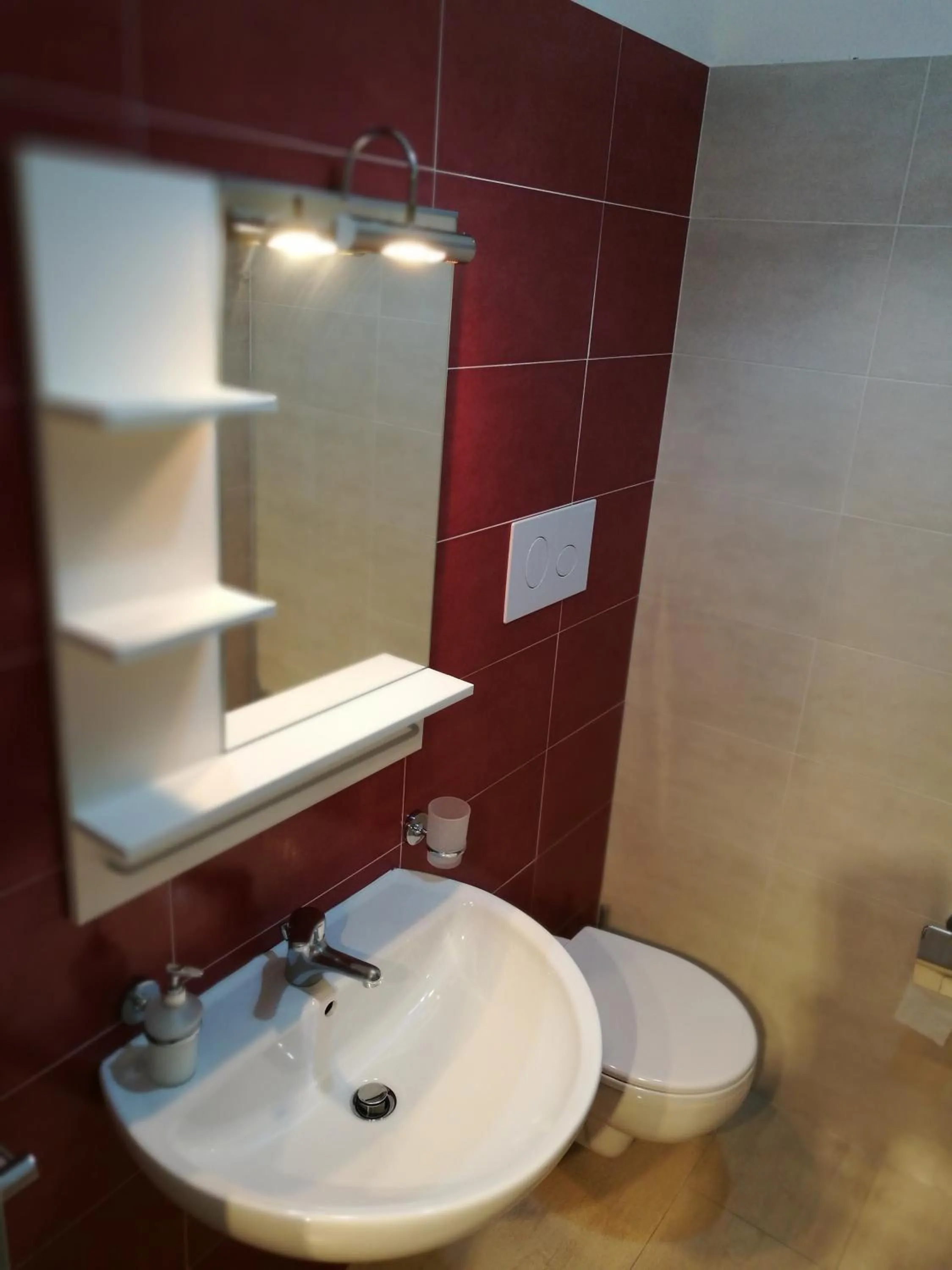 Bathroom in B&B Villa degli Angeli