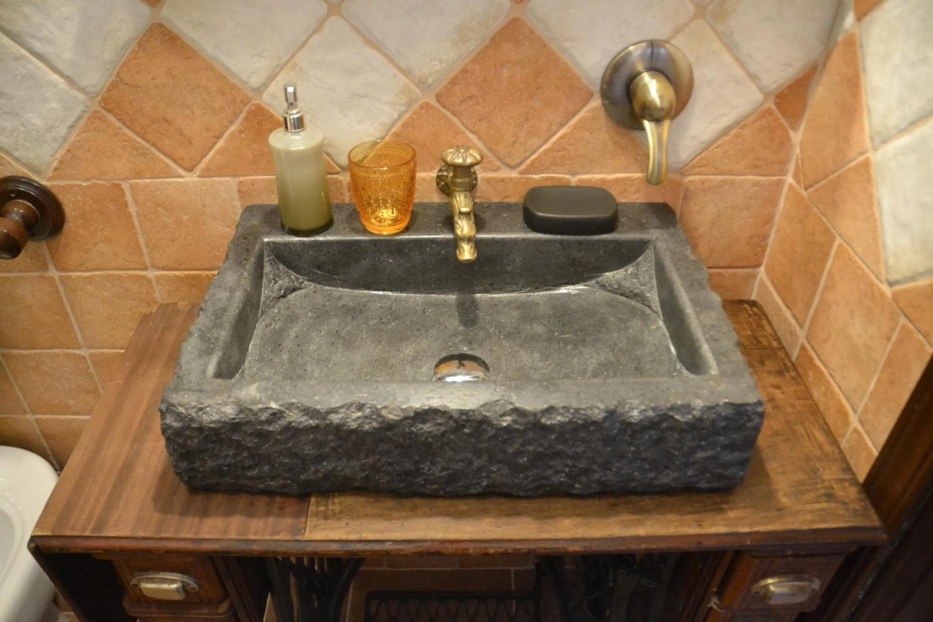 Bathroom in B&B Antica Botte Sassari