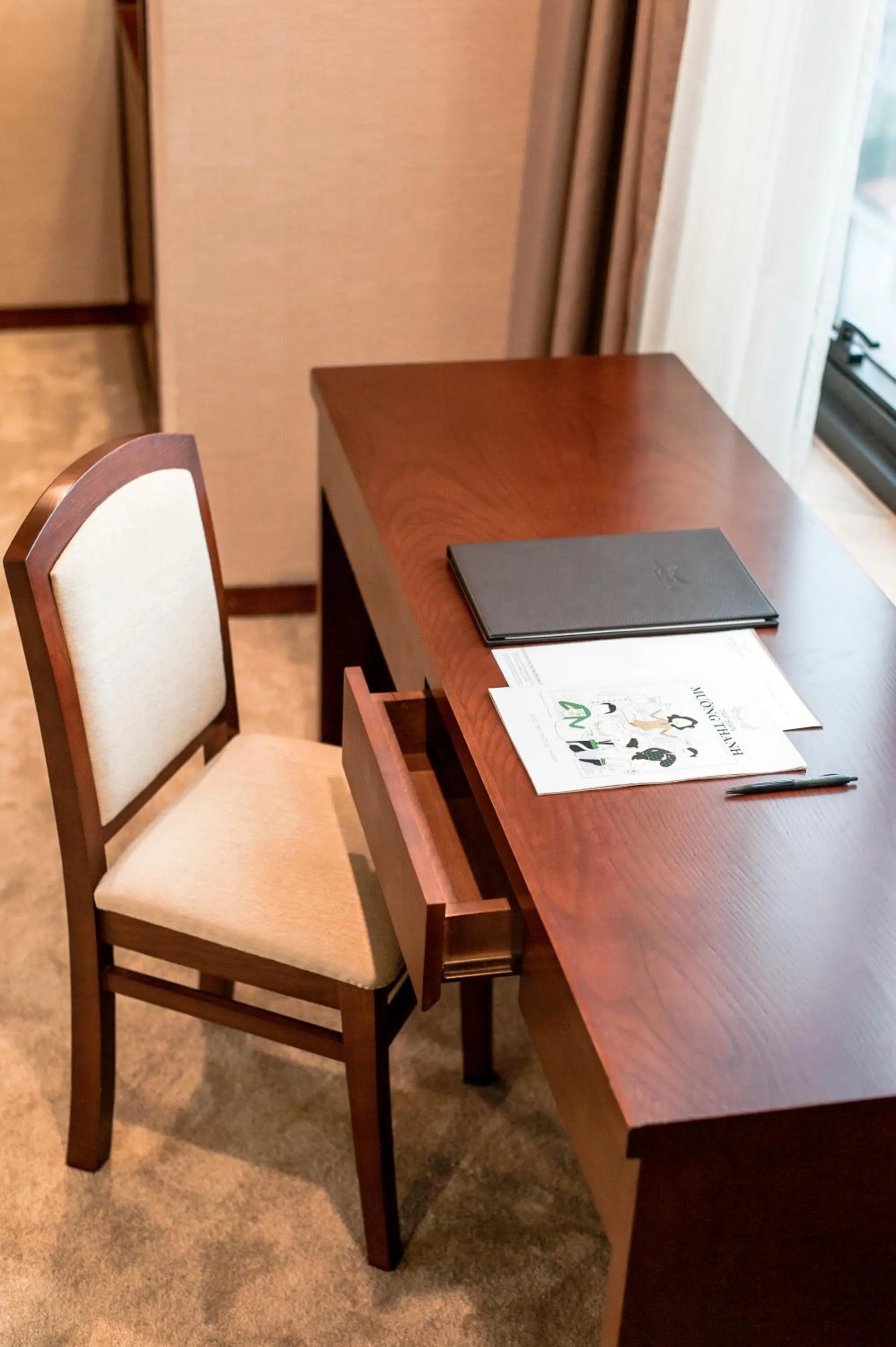 Seating area in Muong Thanh Grand Lao Cai Hotel
