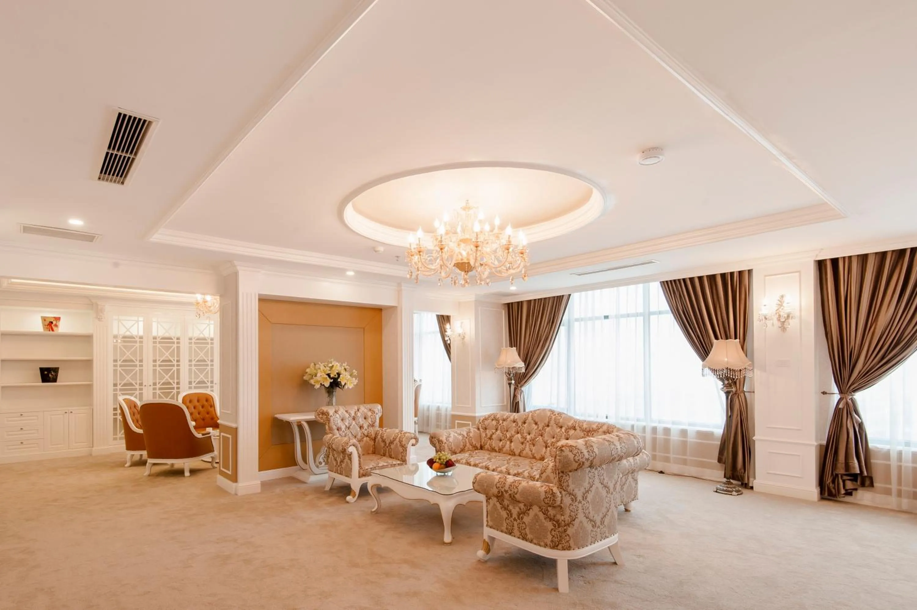 Living room in Muong Thanh Grand Lao Cai Hotel