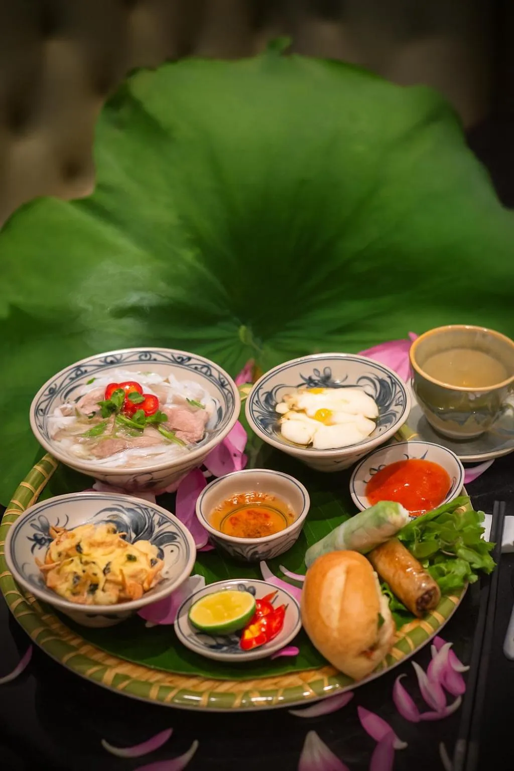 Food and drinks in Silk Path Boutique Hanoi