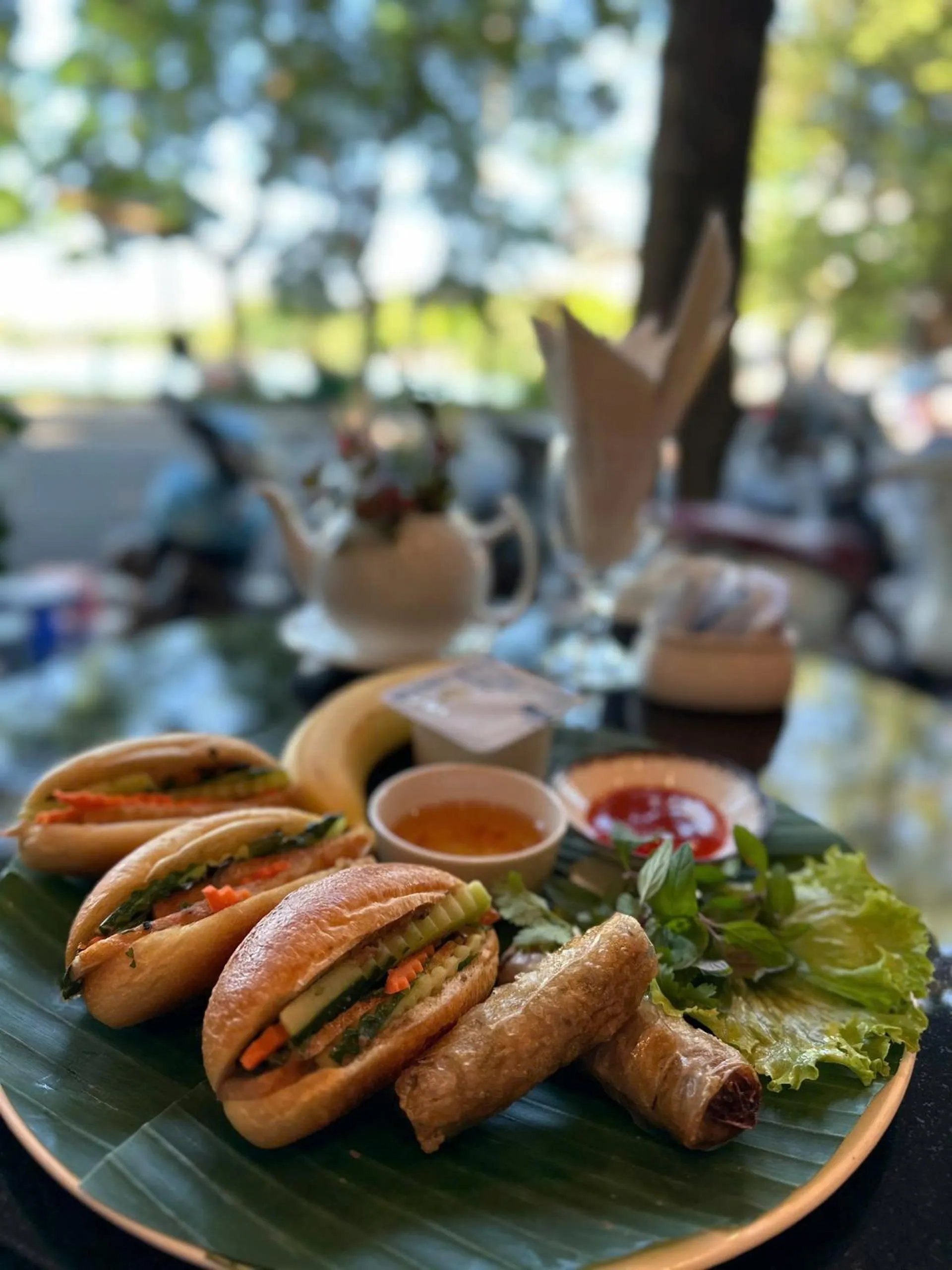 Food and drinks in Silk Path Boutique Hanoi