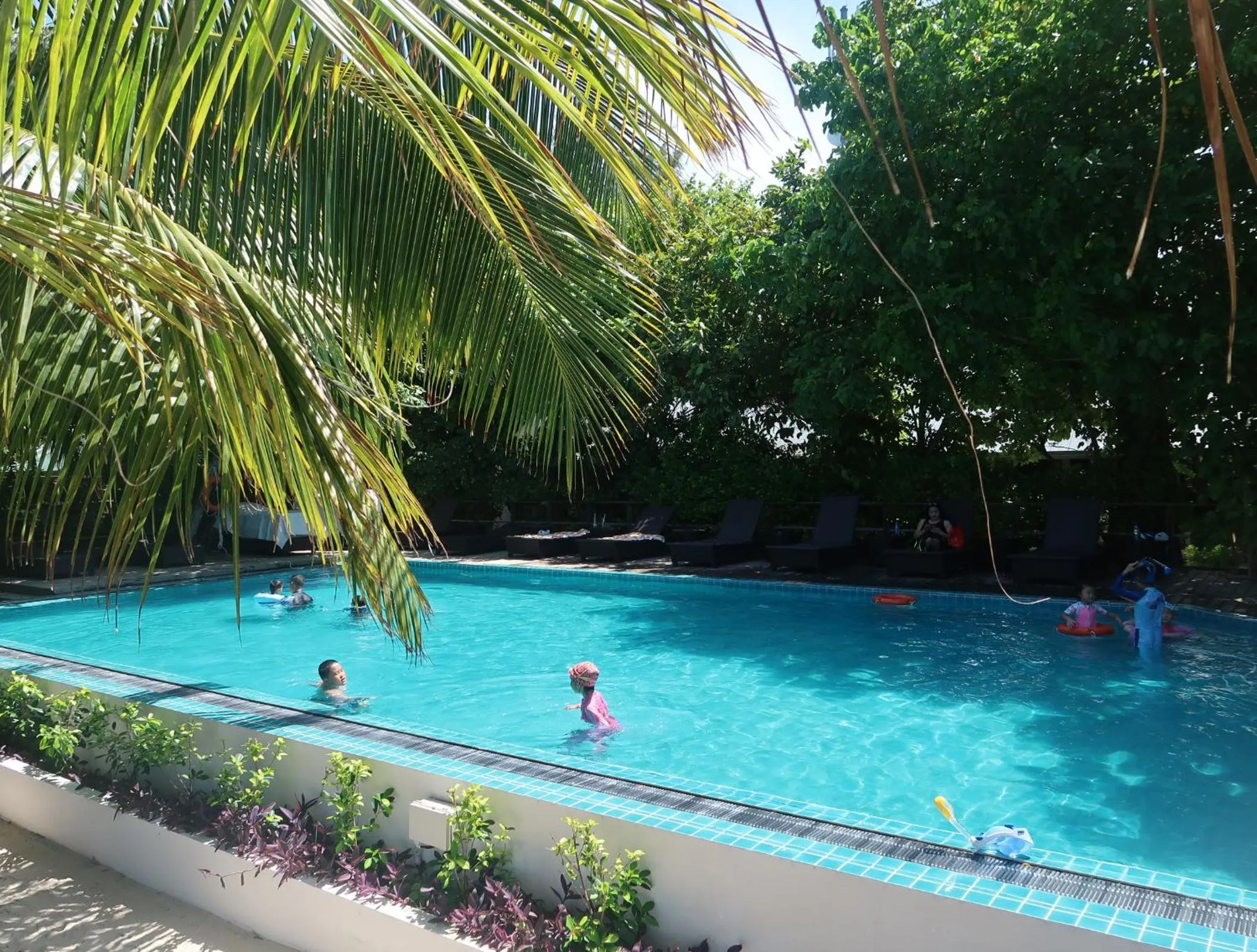 Swimming pool in Eriyadu Island Resort