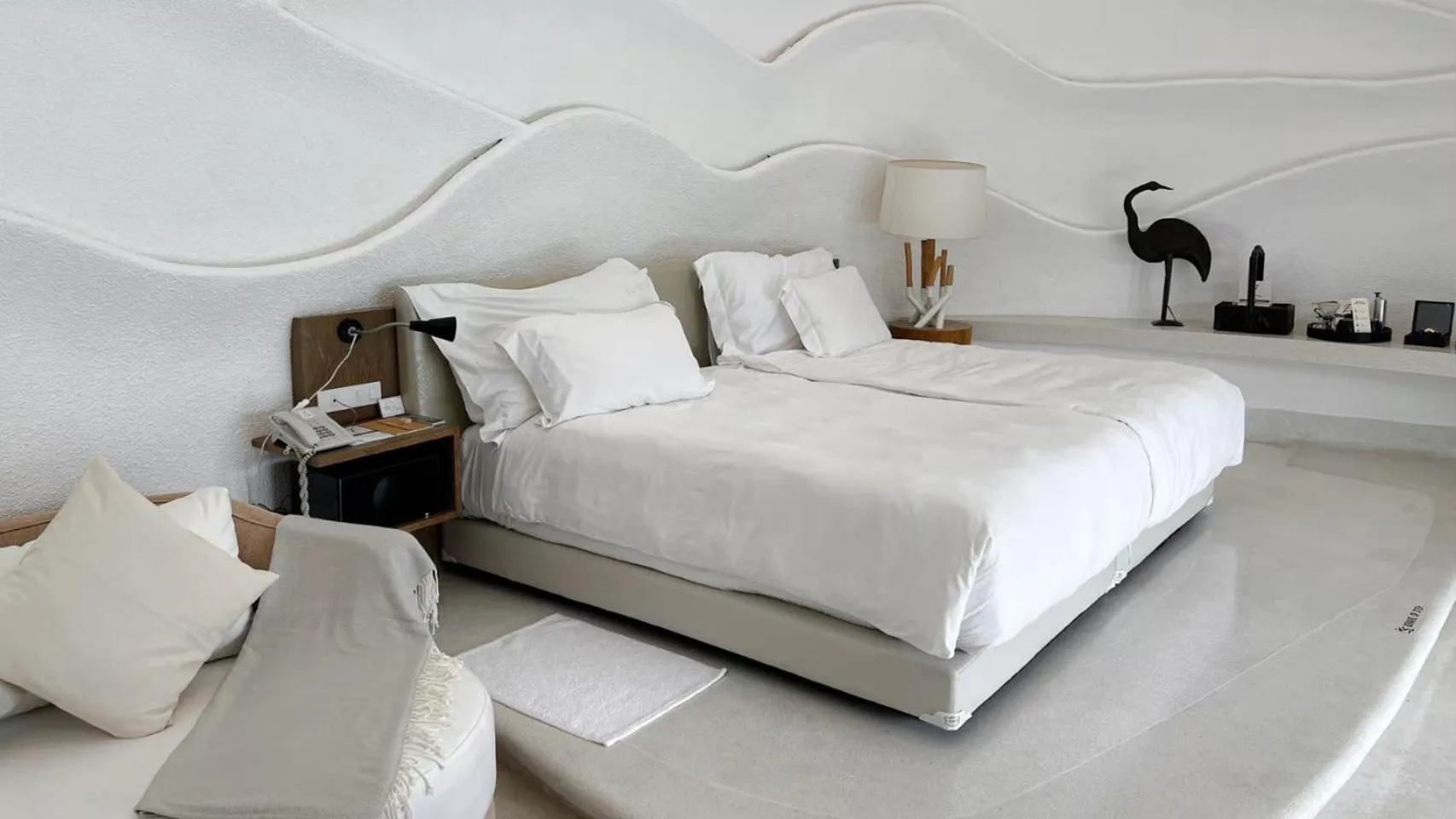 Bed in Boribot Pool Resort