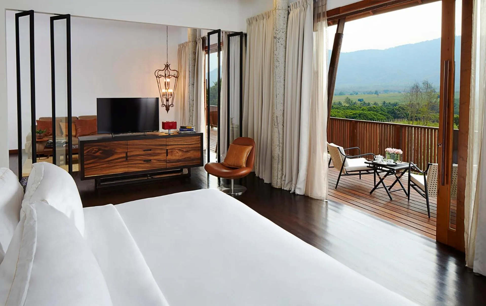 Bed in Boribot Pool Resort