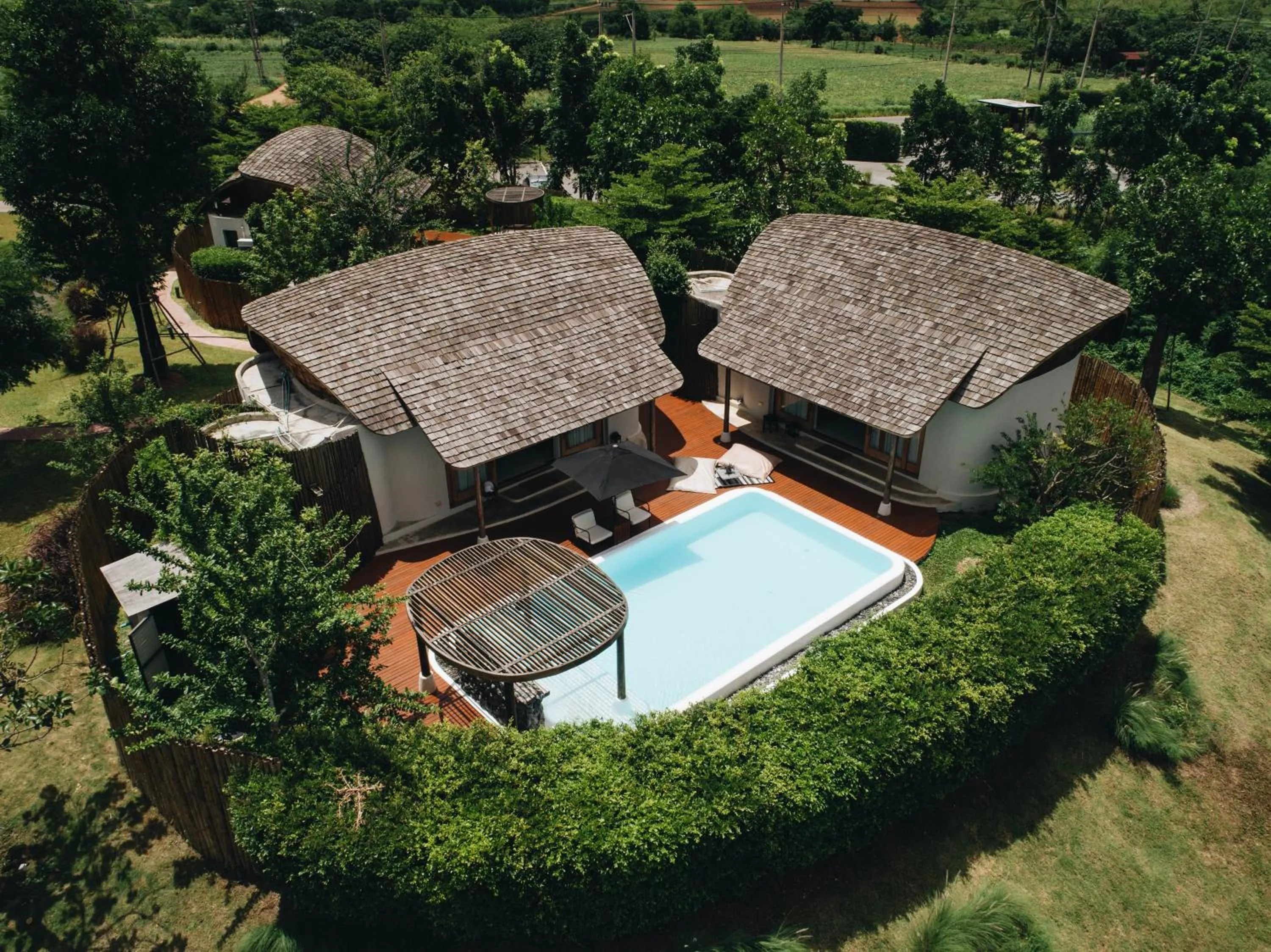 Bird's eye view in Boribot Pool Resort