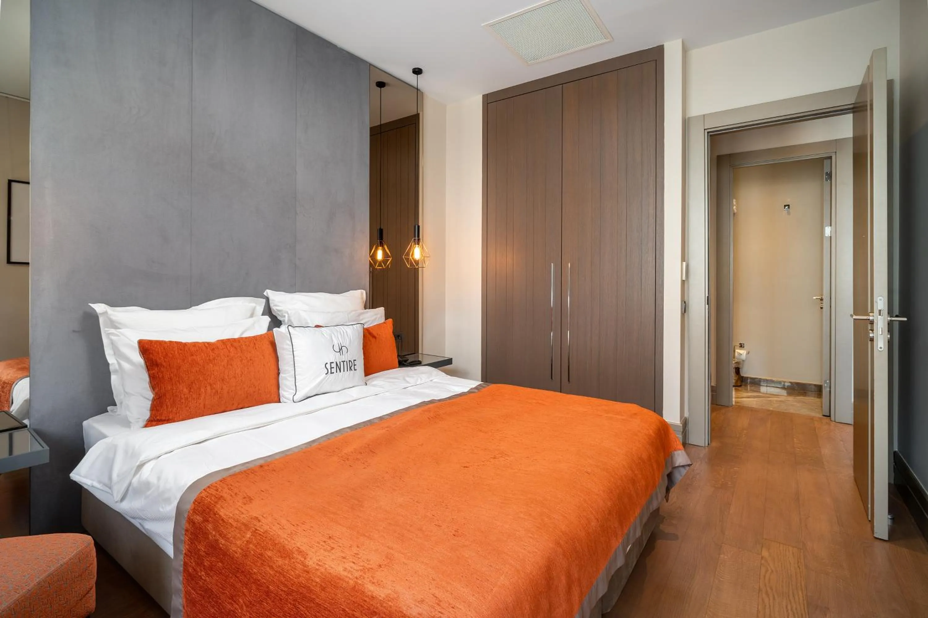 Bed in Sentire Hotels & Residences Taksim