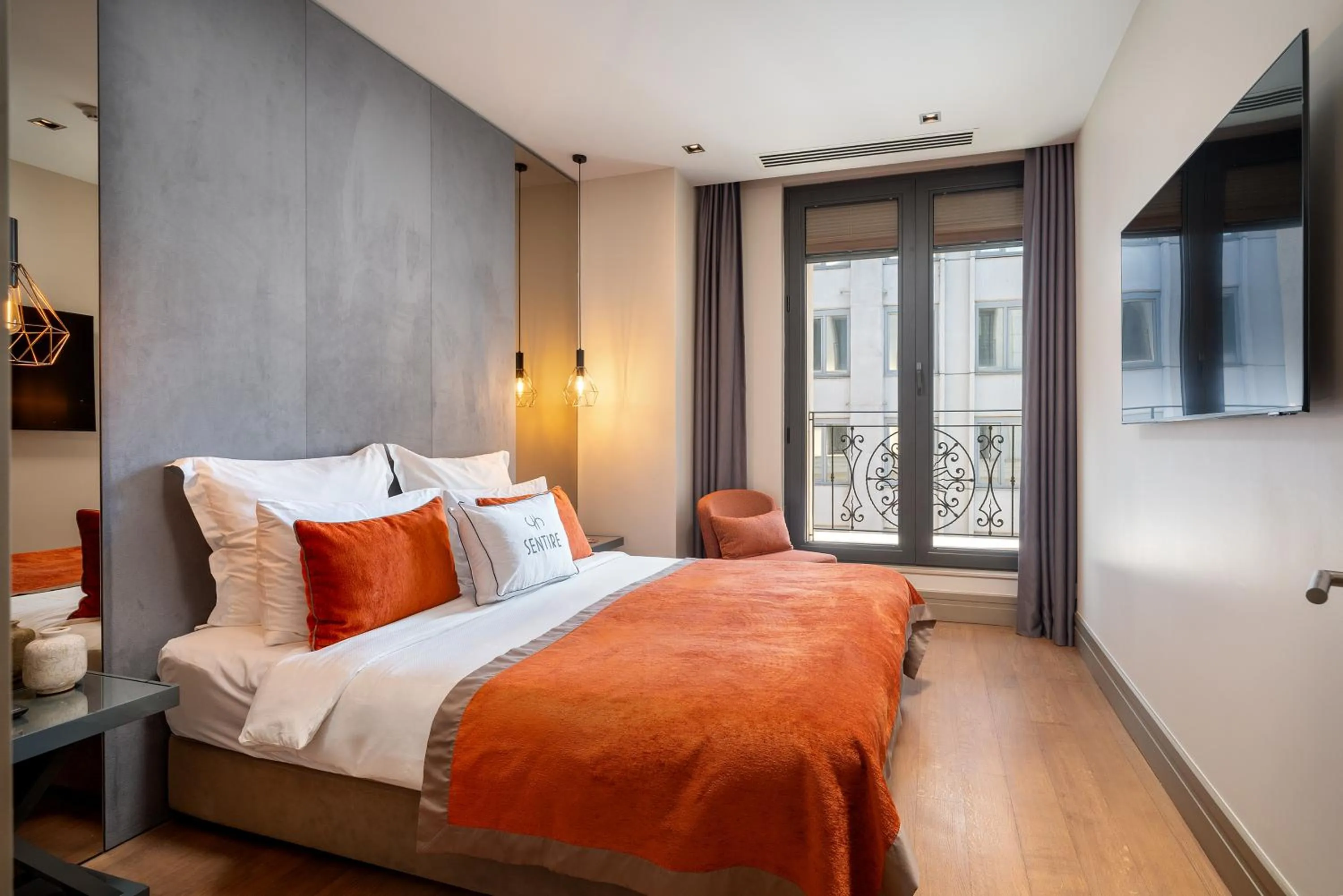 Bed in Sentire Hotels & Residences Taksim