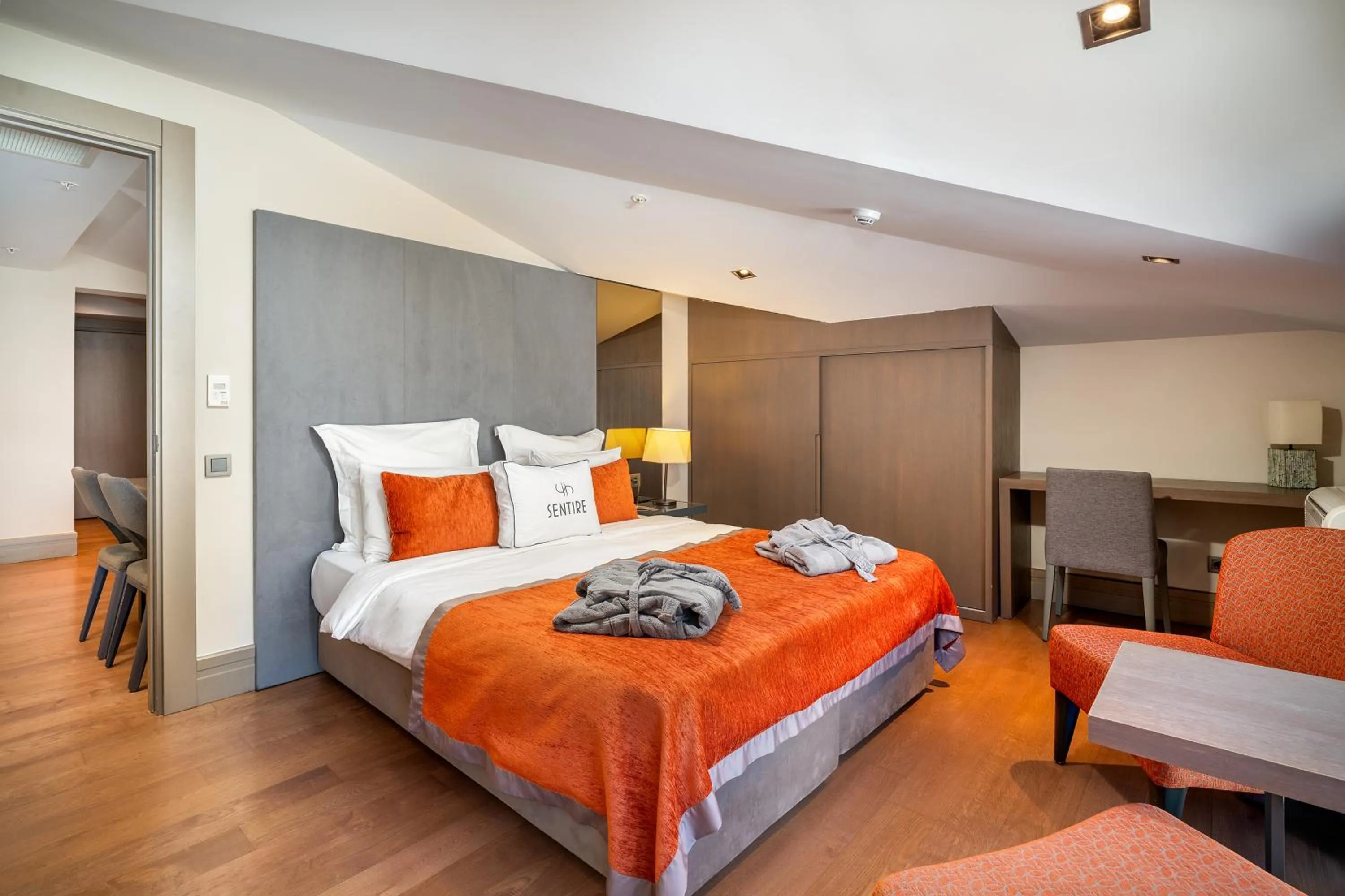 Bed in Sentire Hotels & Residences Taksim